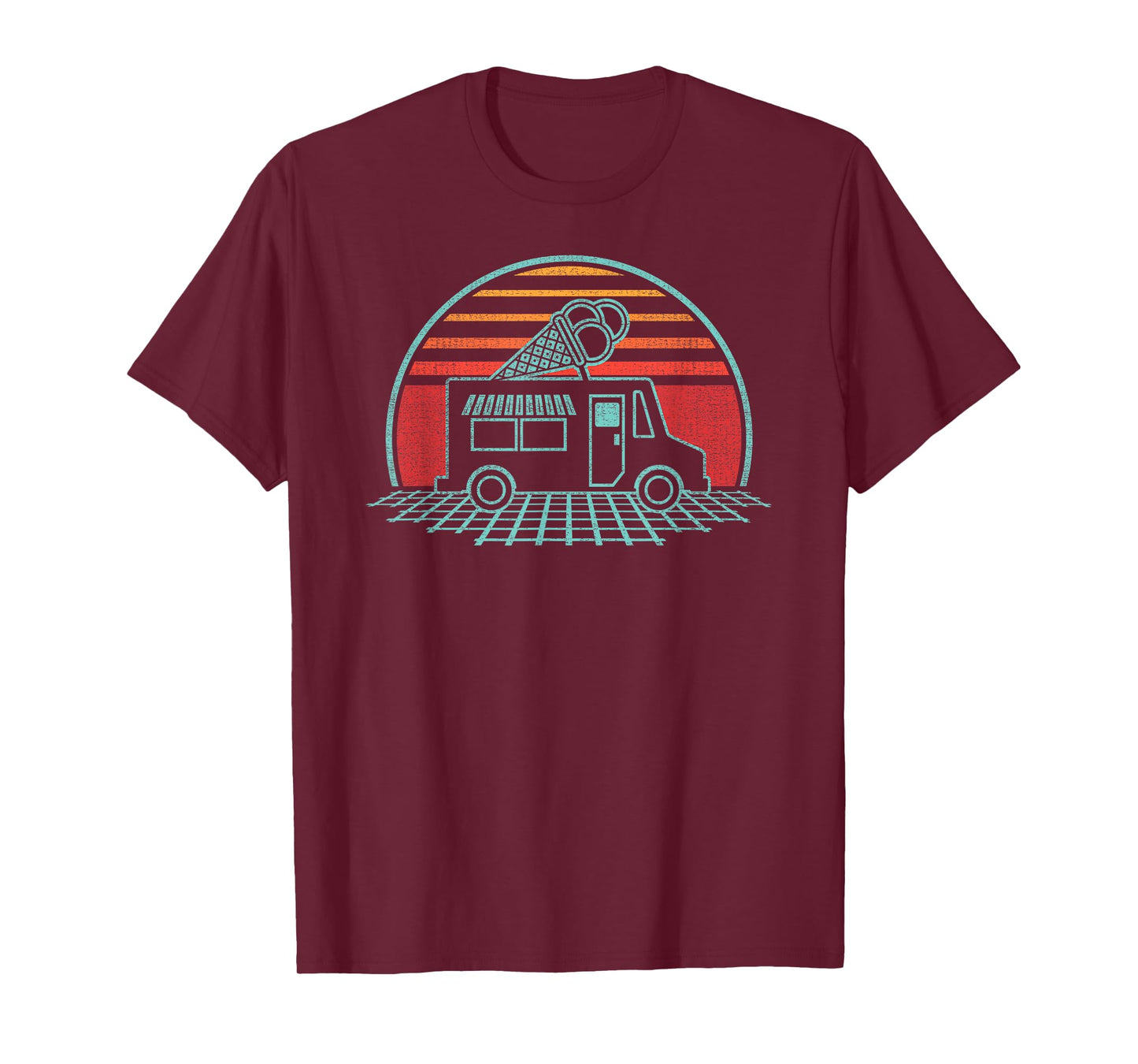 Ice Cream Truck Retro Vintage 80s Style Gift T-Shirt