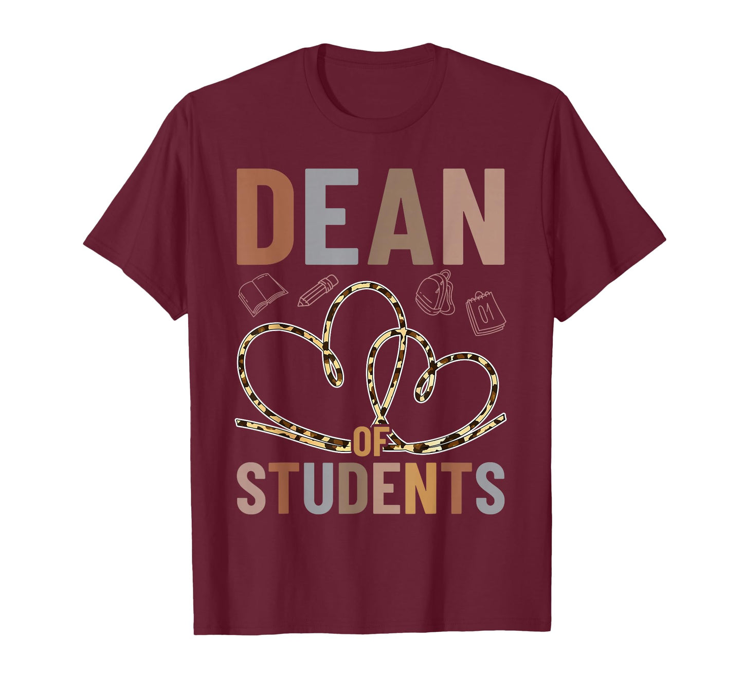 Dean Of Students Leopard Appreciation For Women For Work T-Shirt