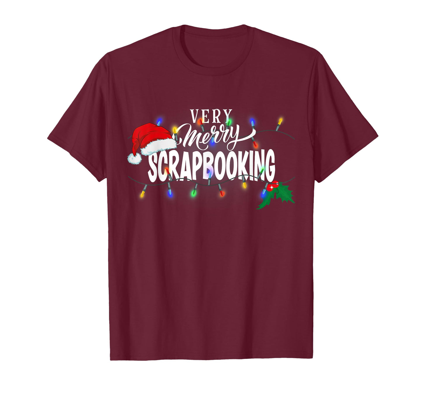Matching Very Merry Scrapbooking Christmas T-Shirt