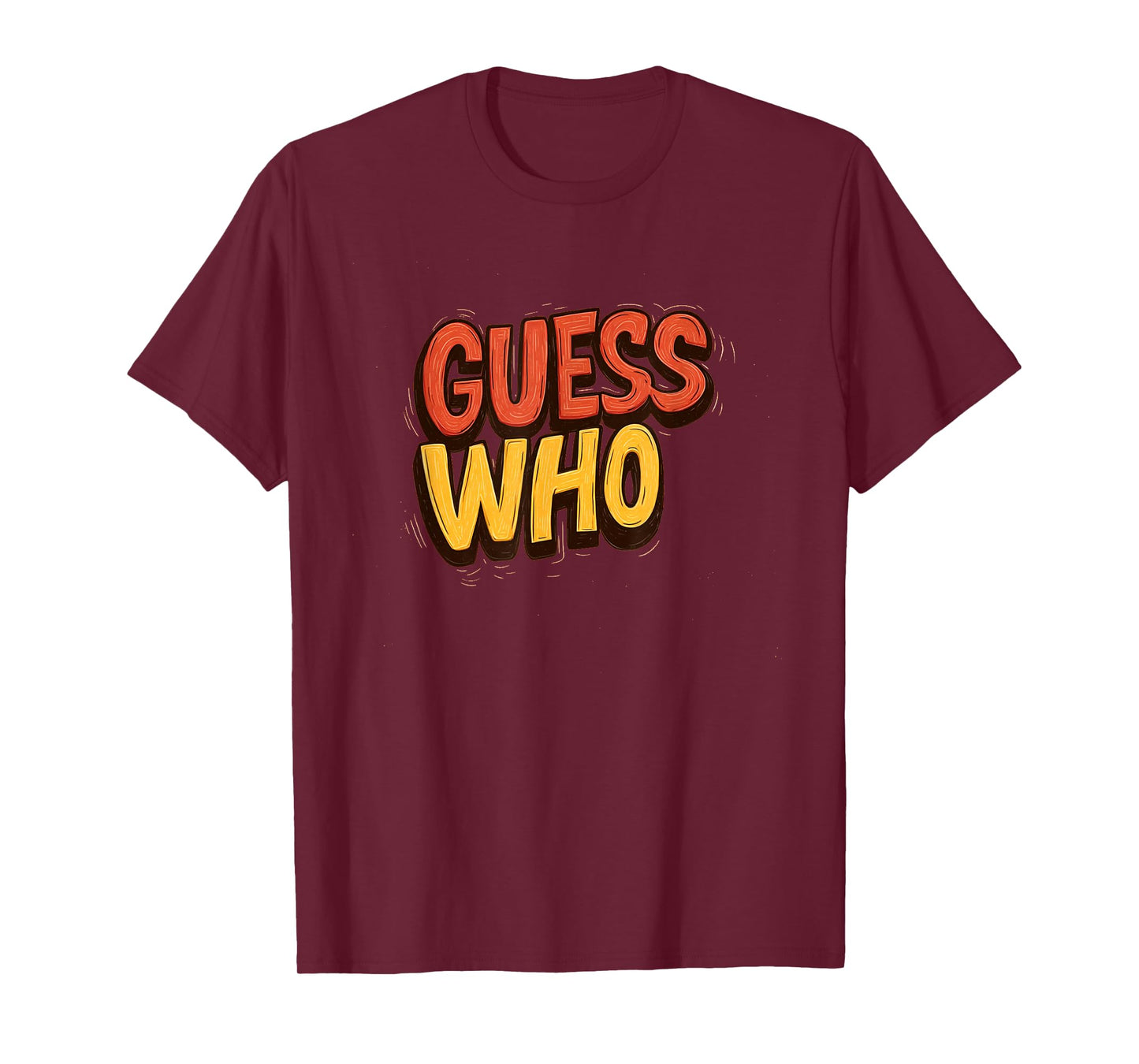 Awesome Guess Who Look Costume T-Shirt