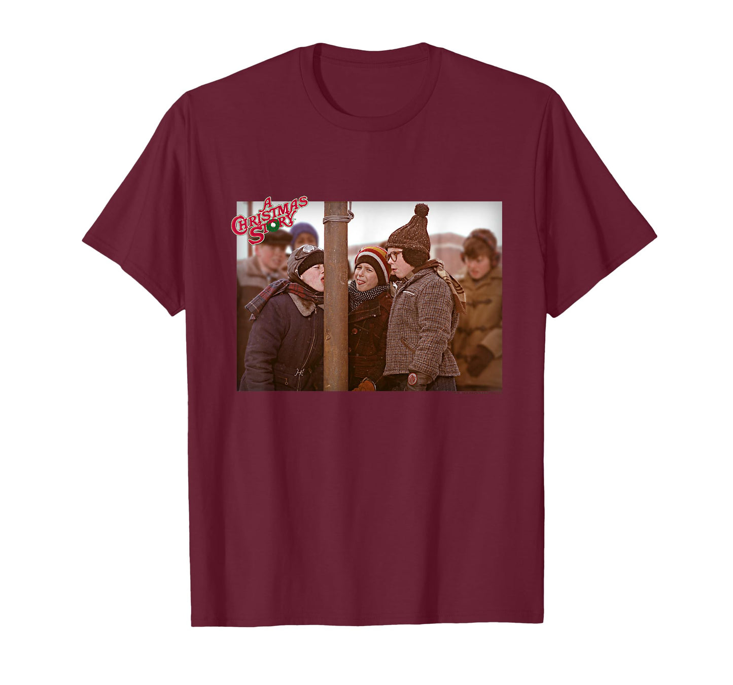 A Christmas Story Triple Dog Dare Photo Holiday Men Women T-Shirt