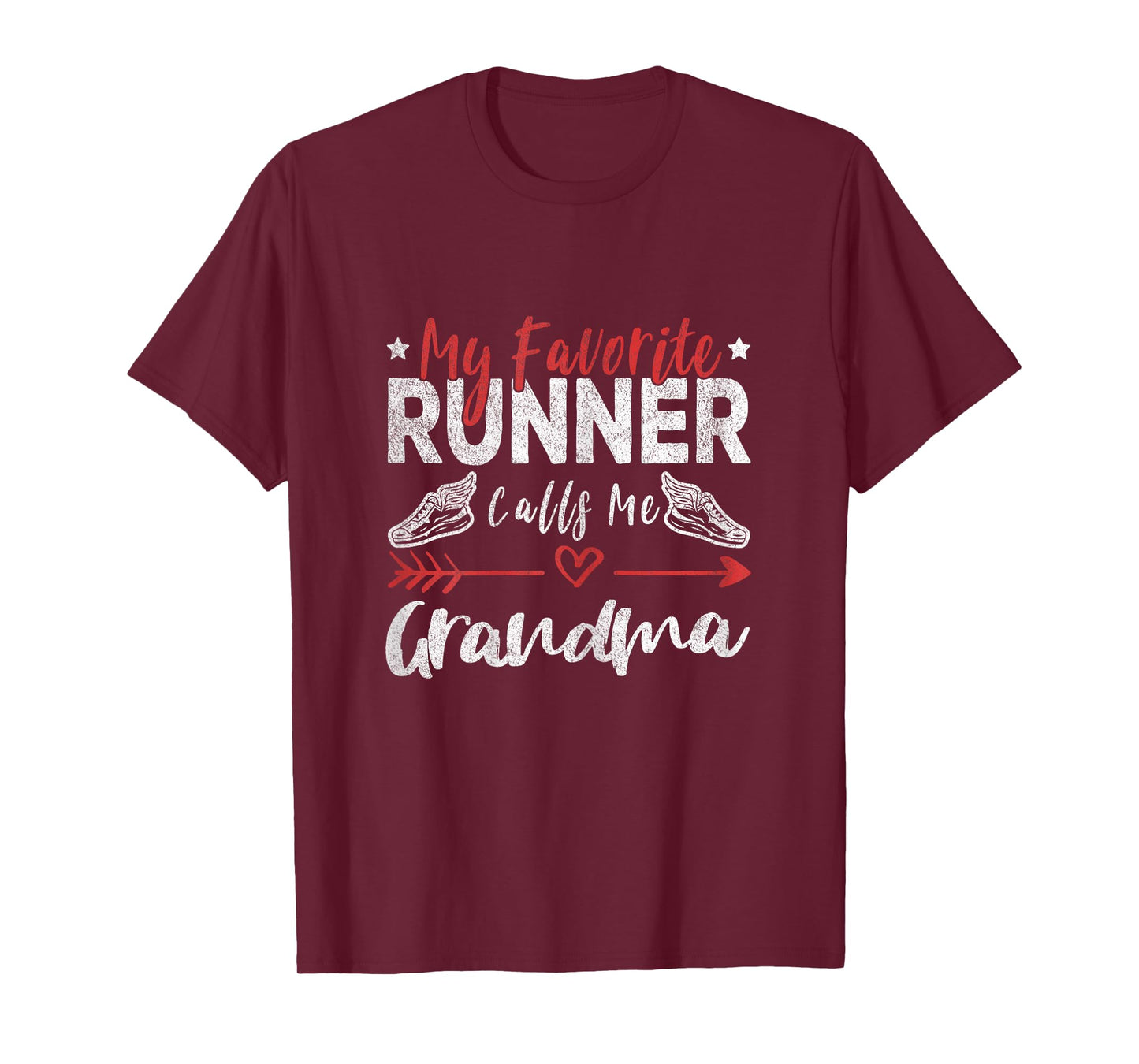 My Favorite Runner Calls Me Grandma Runner Grandma Running T-Shirt