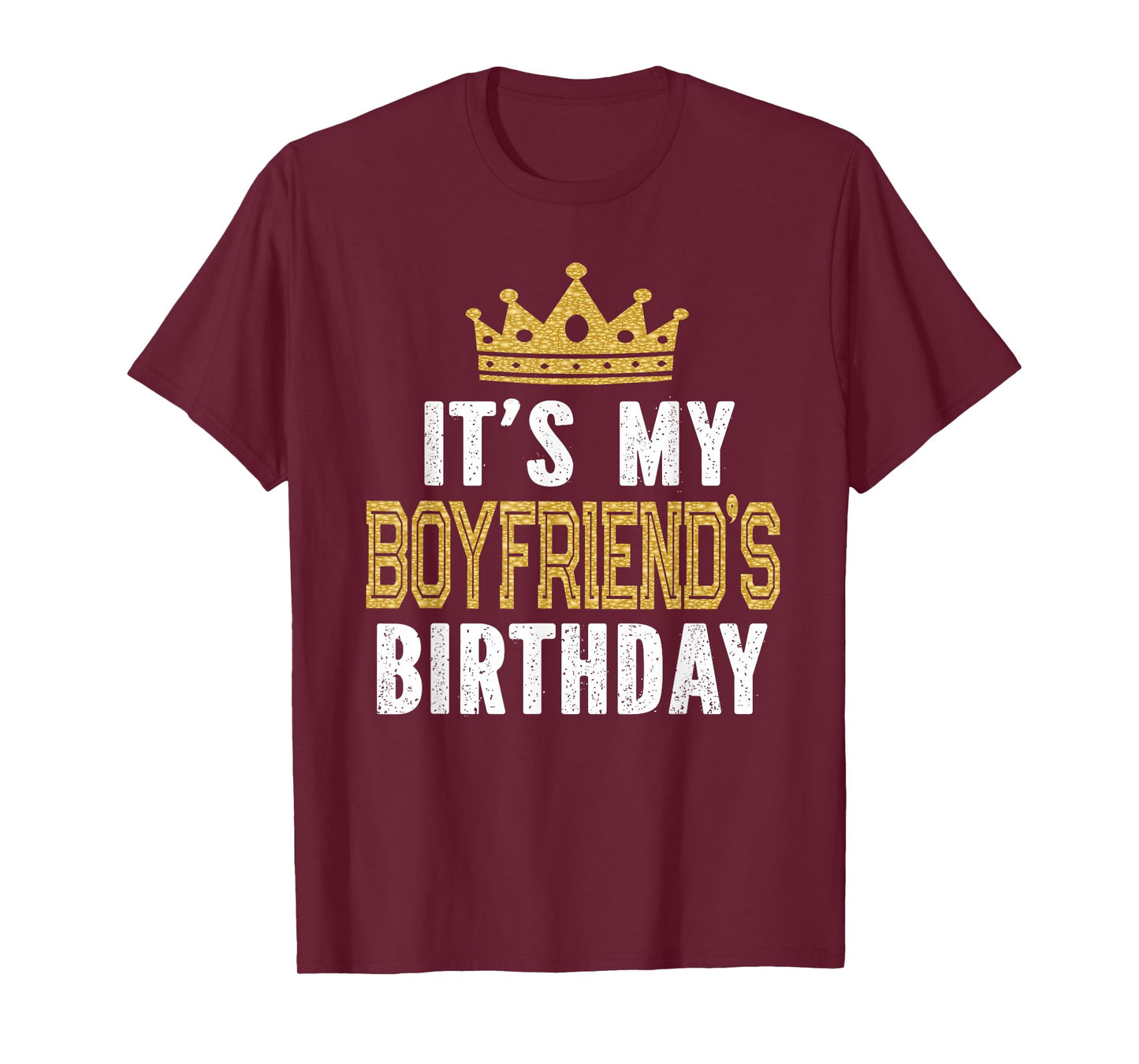 It's My Boyfriend's Birthday Party Couple T-Shirt