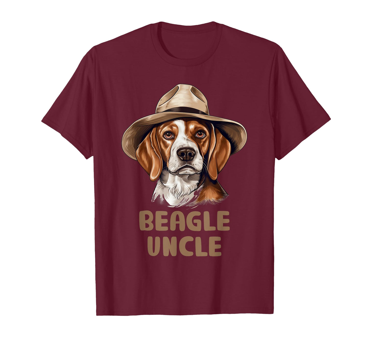 Cute Beagle Uncle Dog Lovers Gift Funny Puppy Beagle Owner Men Women Kids T-Shirt