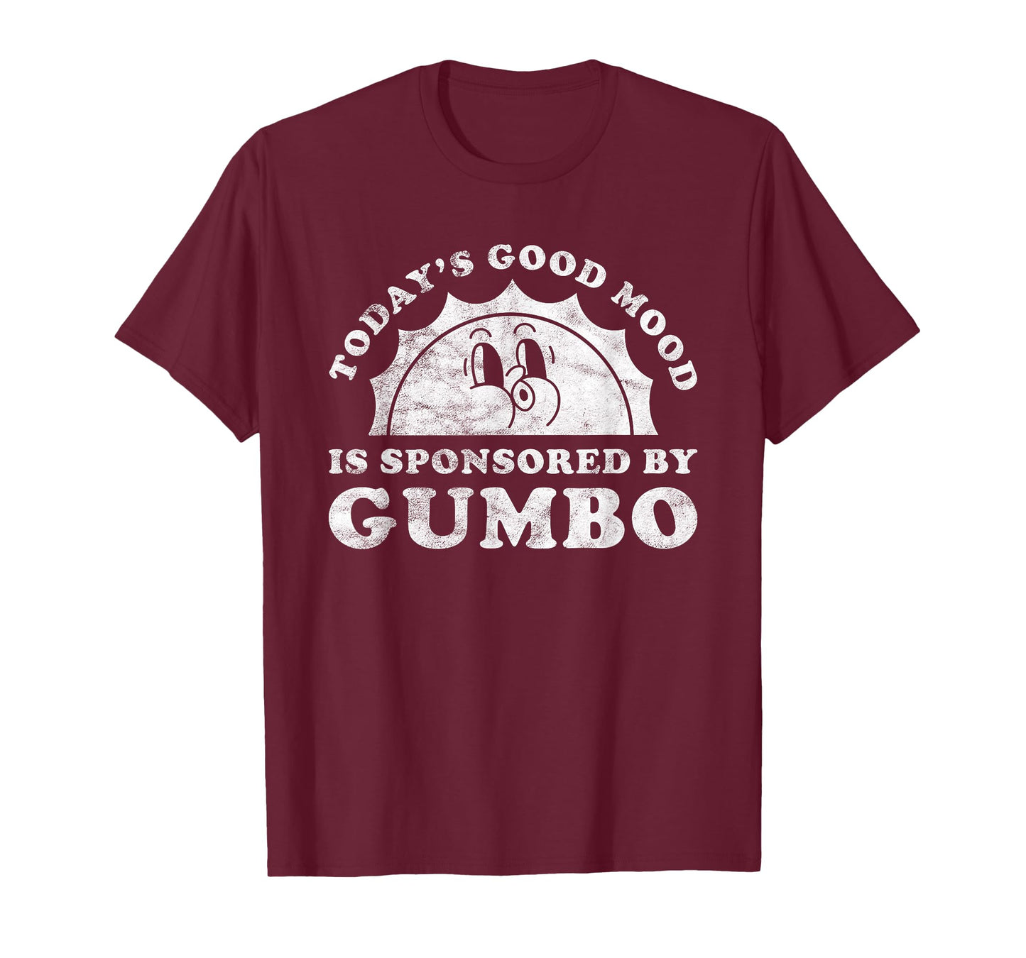 Good Mood Gumbo Apparel Co Funny Cute Retro Vintage Black T-Shirt