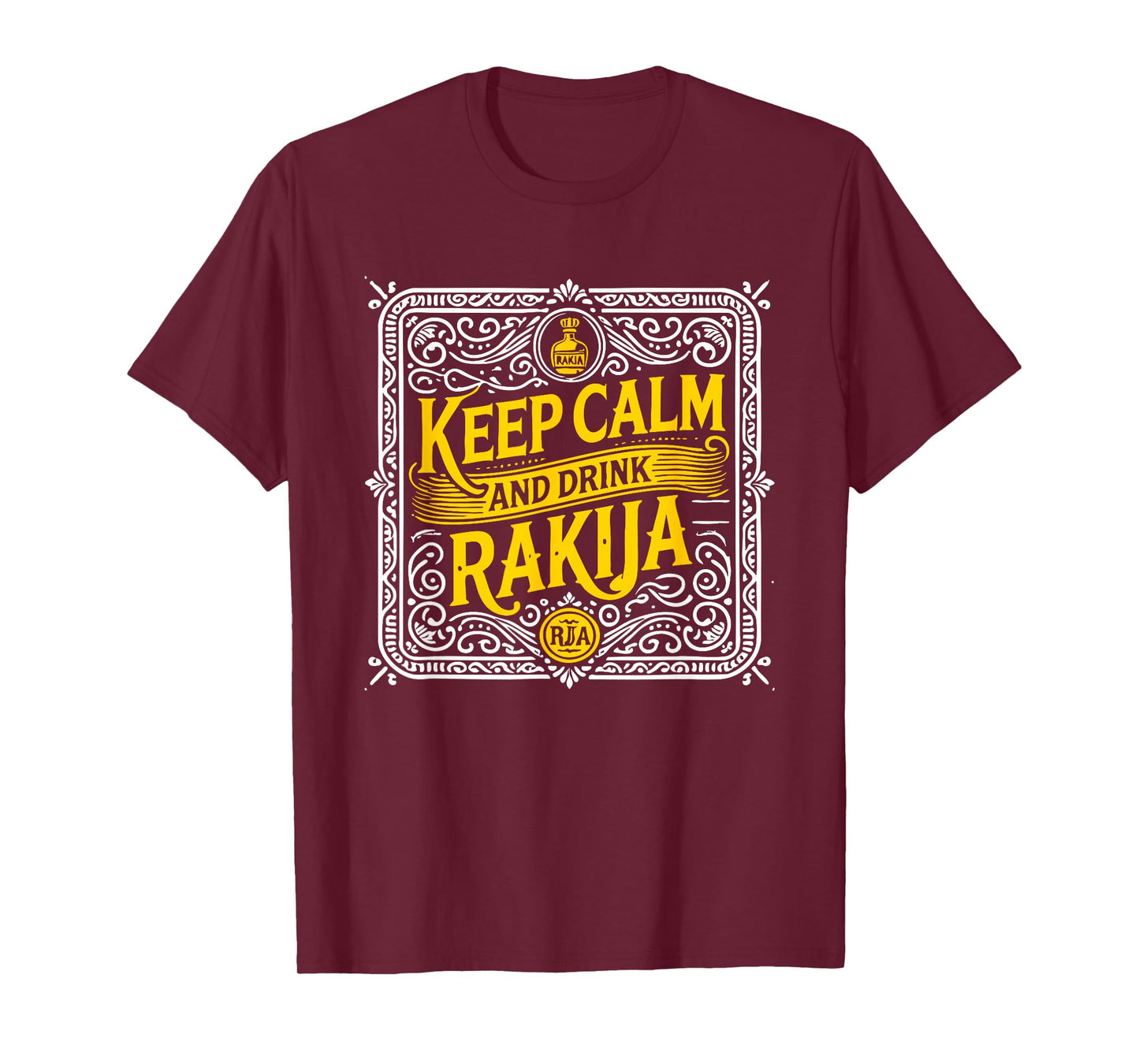 Keep Calm And Drink Rakija Vintage Style T-Shirt