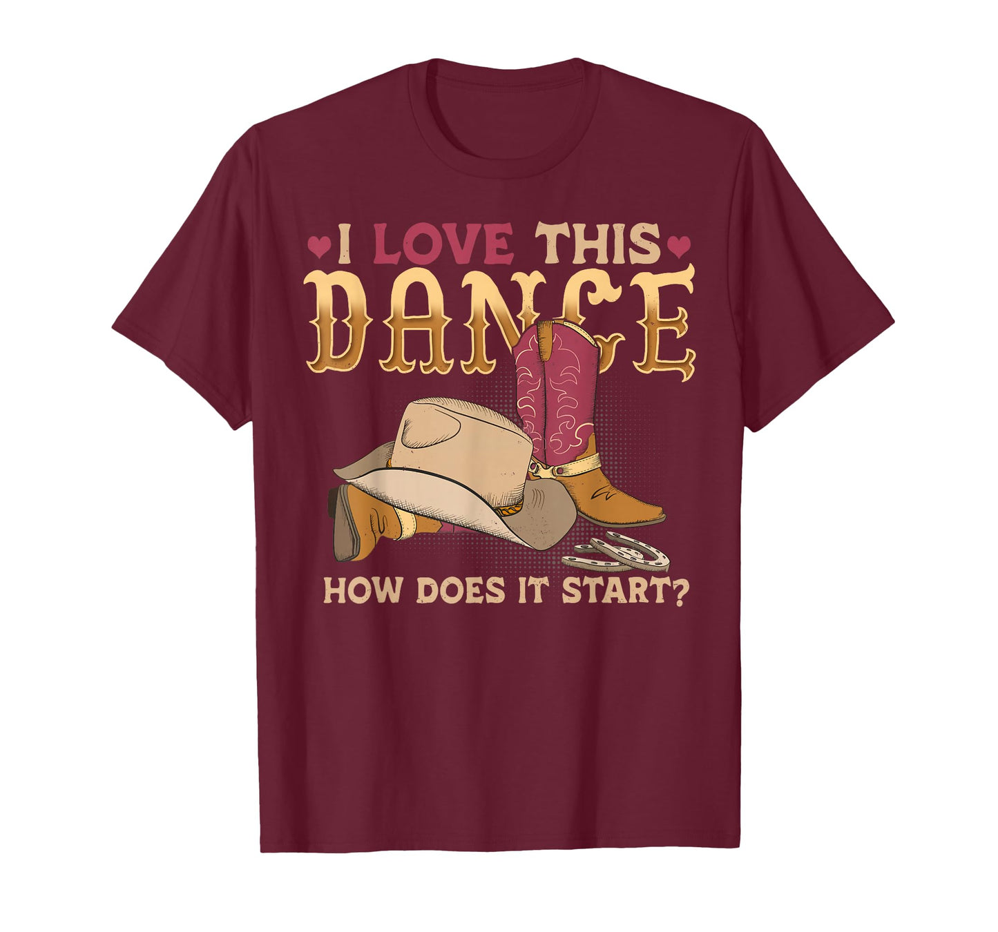 How Does This Dance Start Line Dancer Country T-Shirt