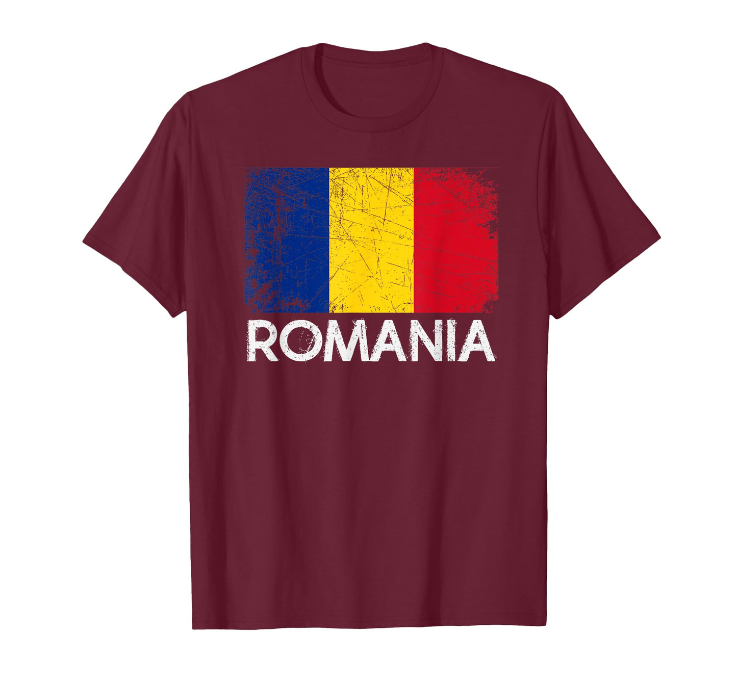 Romanian Flag T-Shirt | Vintage Made In Romania Gift