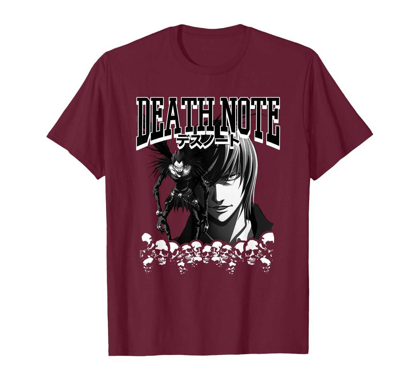 Death Note Athletic Logo Ryuk and Light Anime T-Shirt
