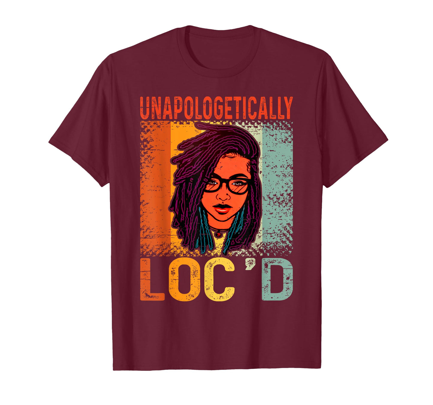 Unapologetically Loc'd Black Queen Melanin Loc'd Hair T-Shirt