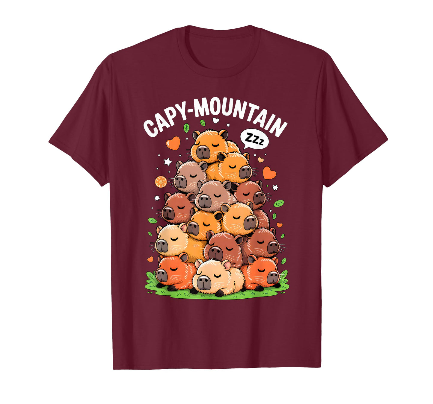 Cozy Capy-Mountain Cute Capybara Lovers for Men Women Kids T-Shirt