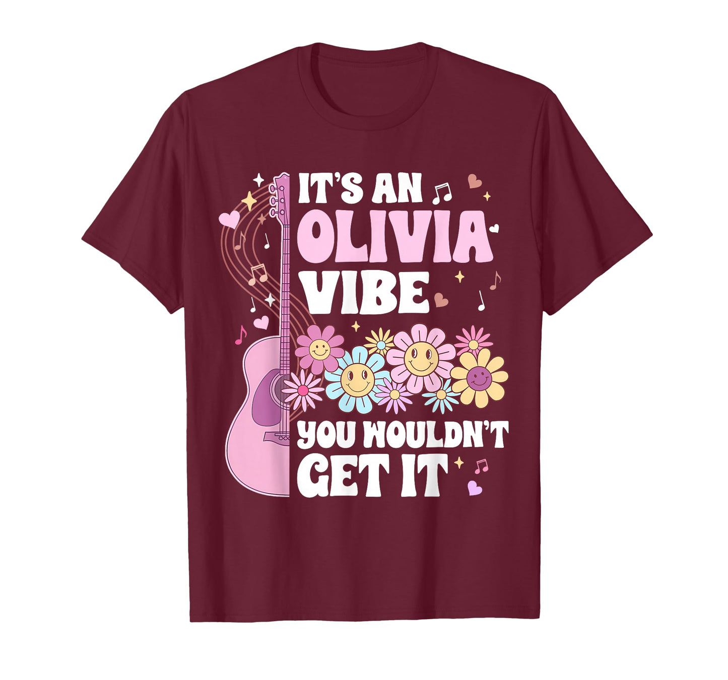 It's A Olivia Vibe You Wouldn't Get It Groovy Girls Kids T-Shirt