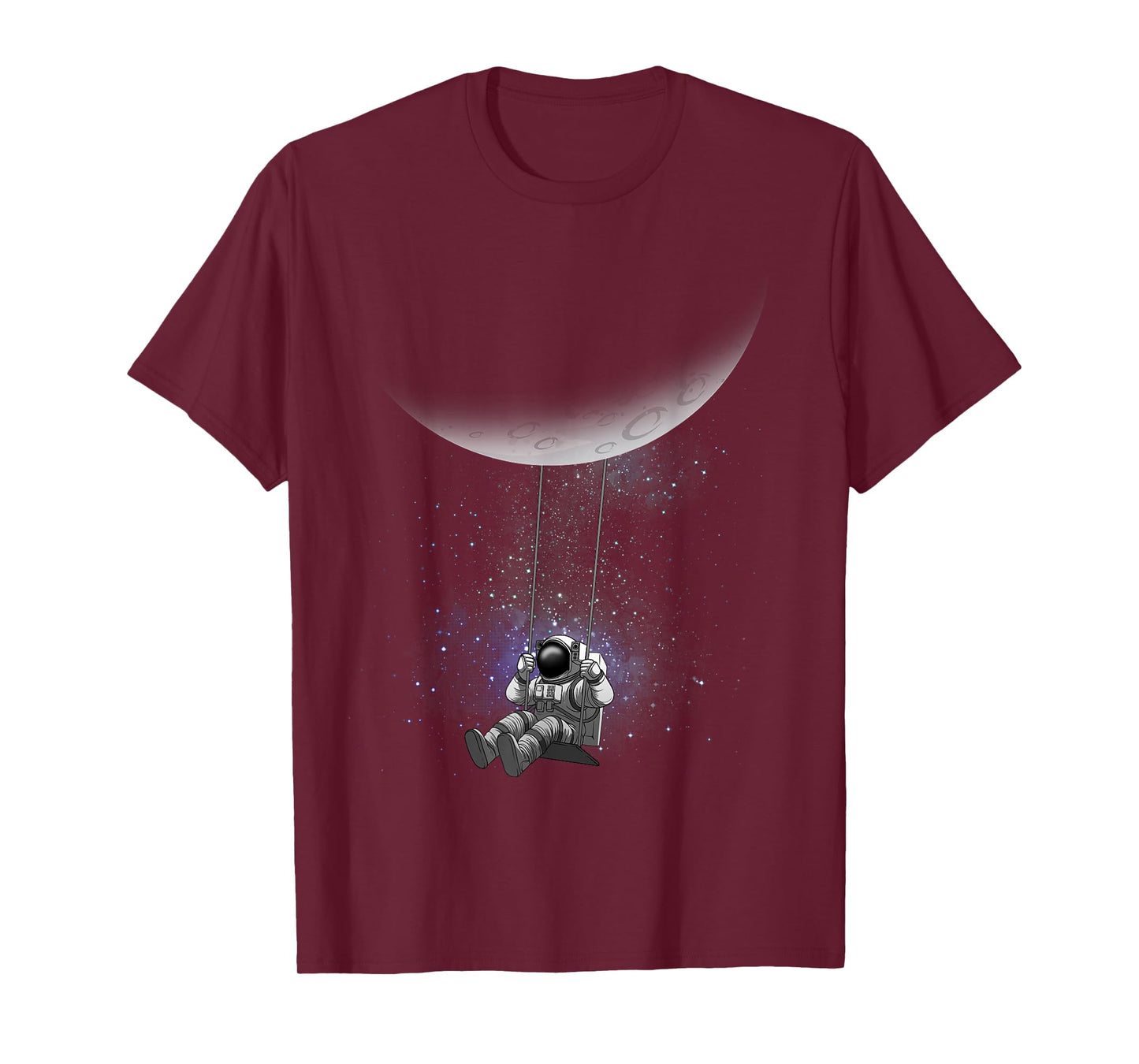 Space Themed For Men Women Outer Space Moon Galaxy Astronaut T-Shirt