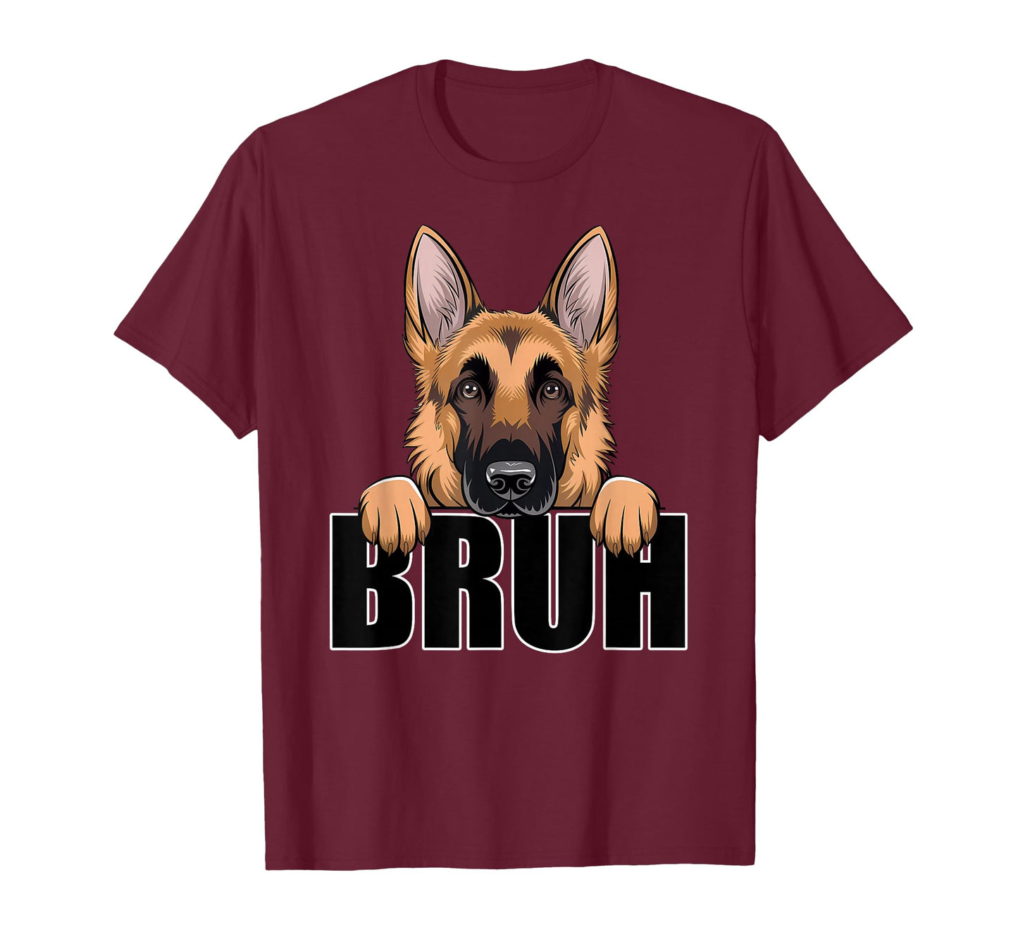 German Shepherd Bruh Cute Funny GSD Dog Lover Men Boys Kids T-Shirt