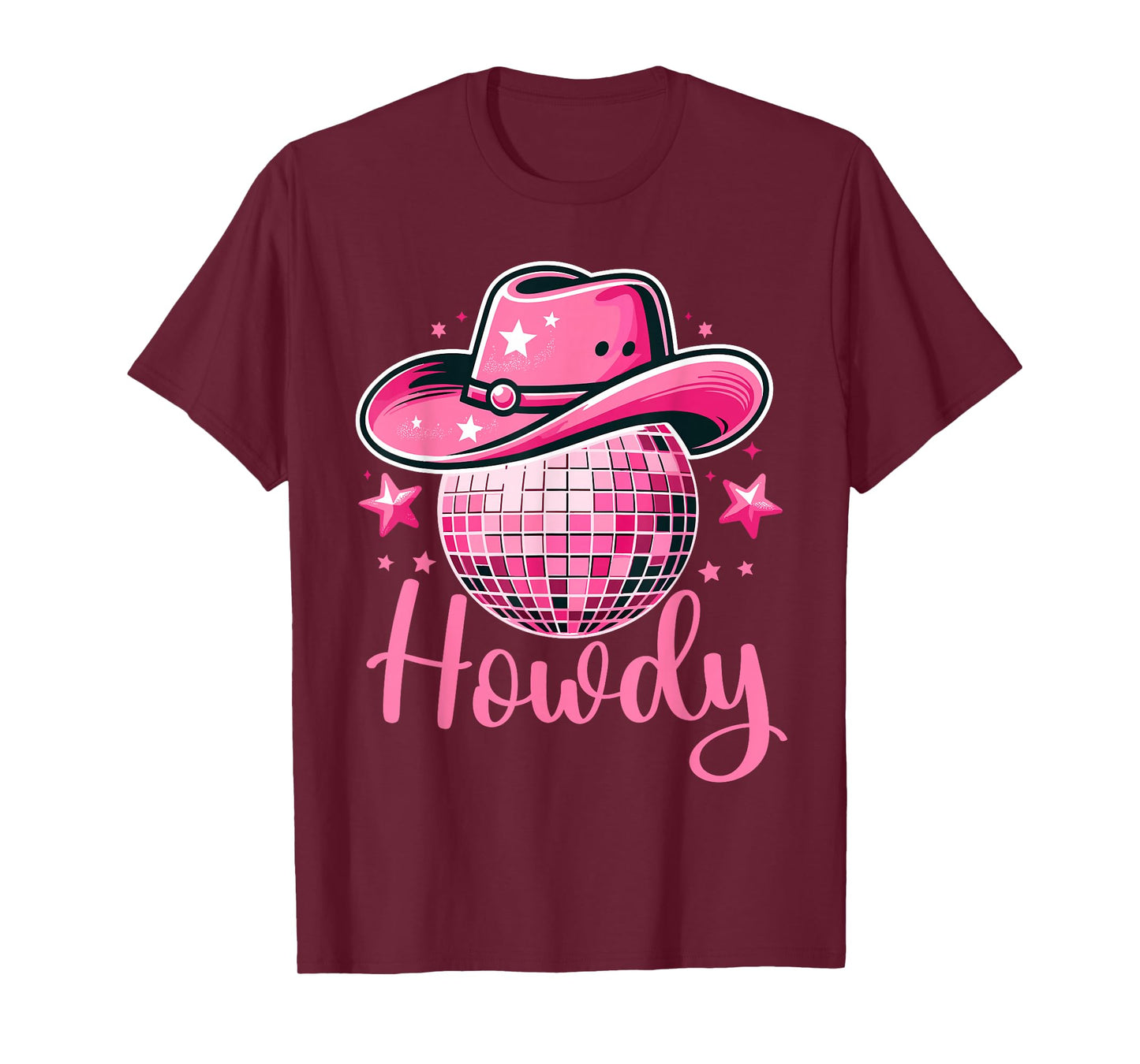 Western Cowgirl Rodeo Disco Retro Bachelorette Party T-Shirt