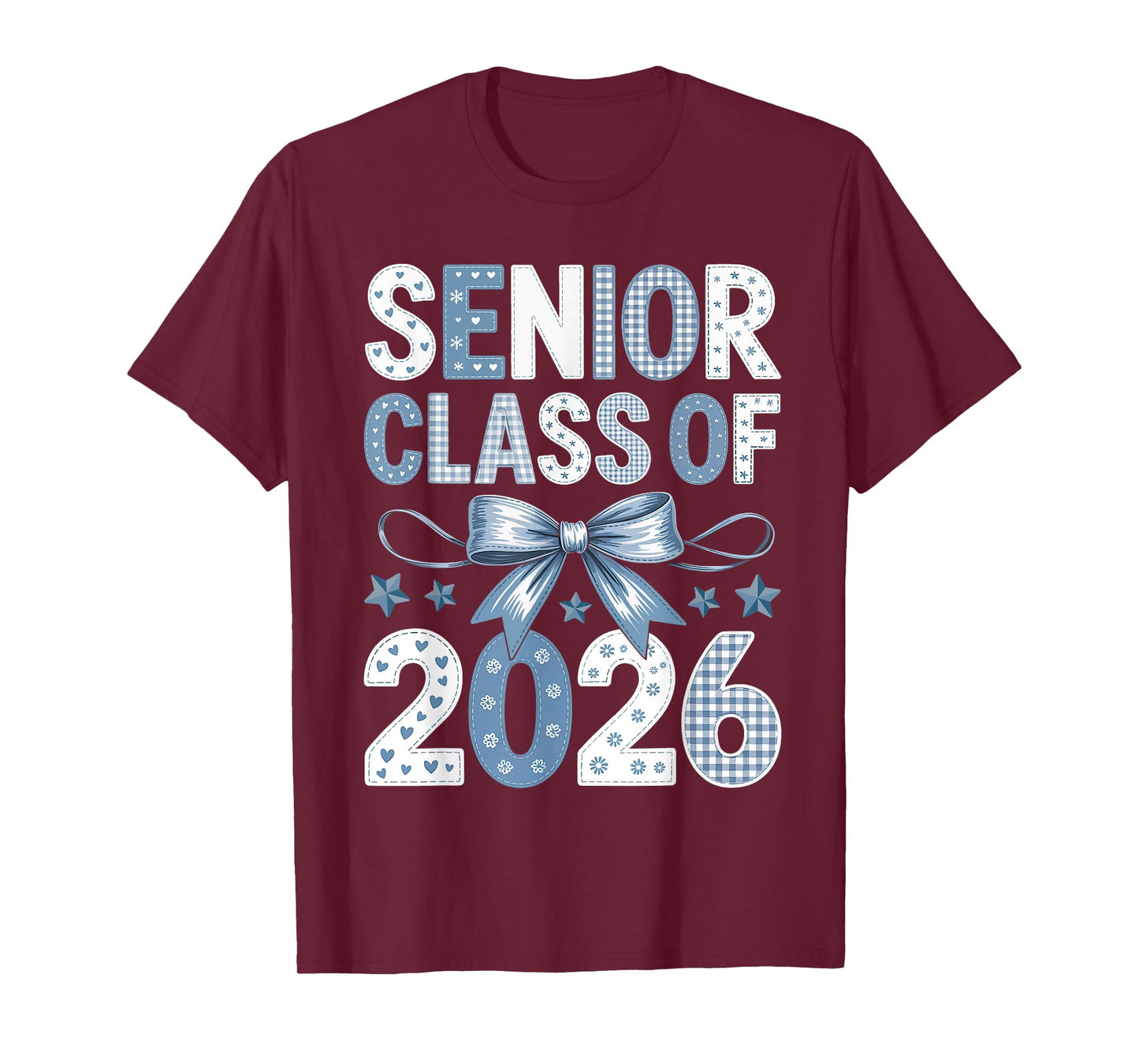 Class of 2026 Senior graduation squad trendy matching T-Shirt