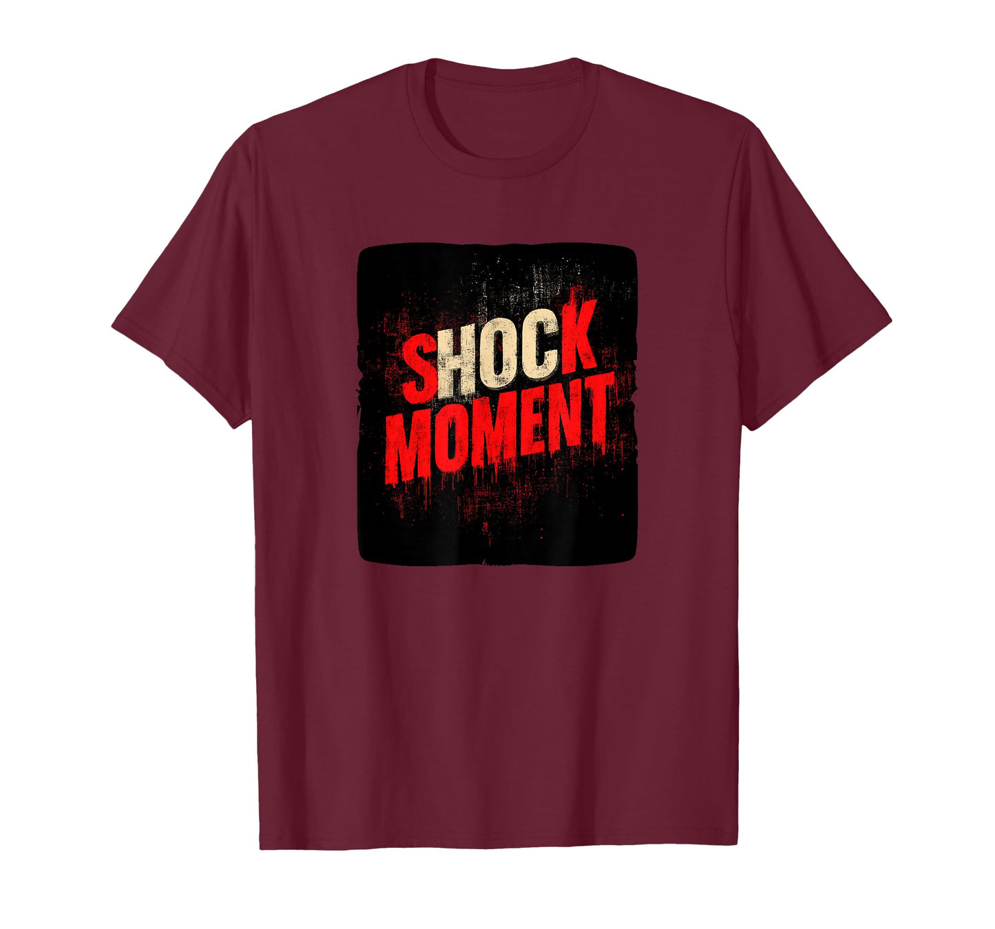 Vibrant Colors and Shock Moment Statement T-Shirt