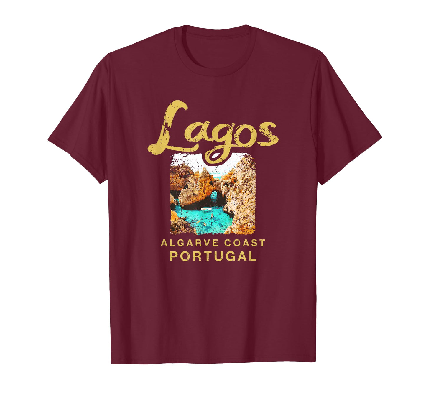 Lagos Portugal Algarve Coast Portuguese Vintage T-Shirt