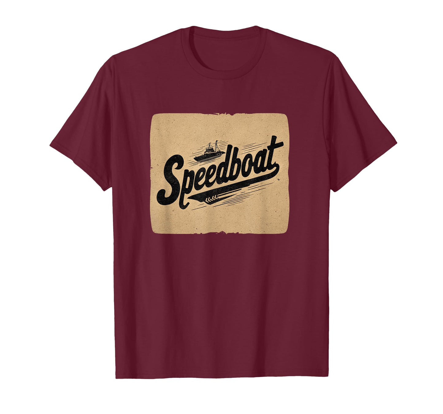 Great Speedboat Logo for Boats Lovers T-Shirt