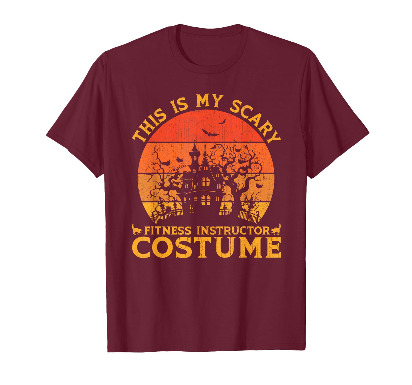 Fitness Instructor Group Matching This is My Scary Halloween T-Shirt