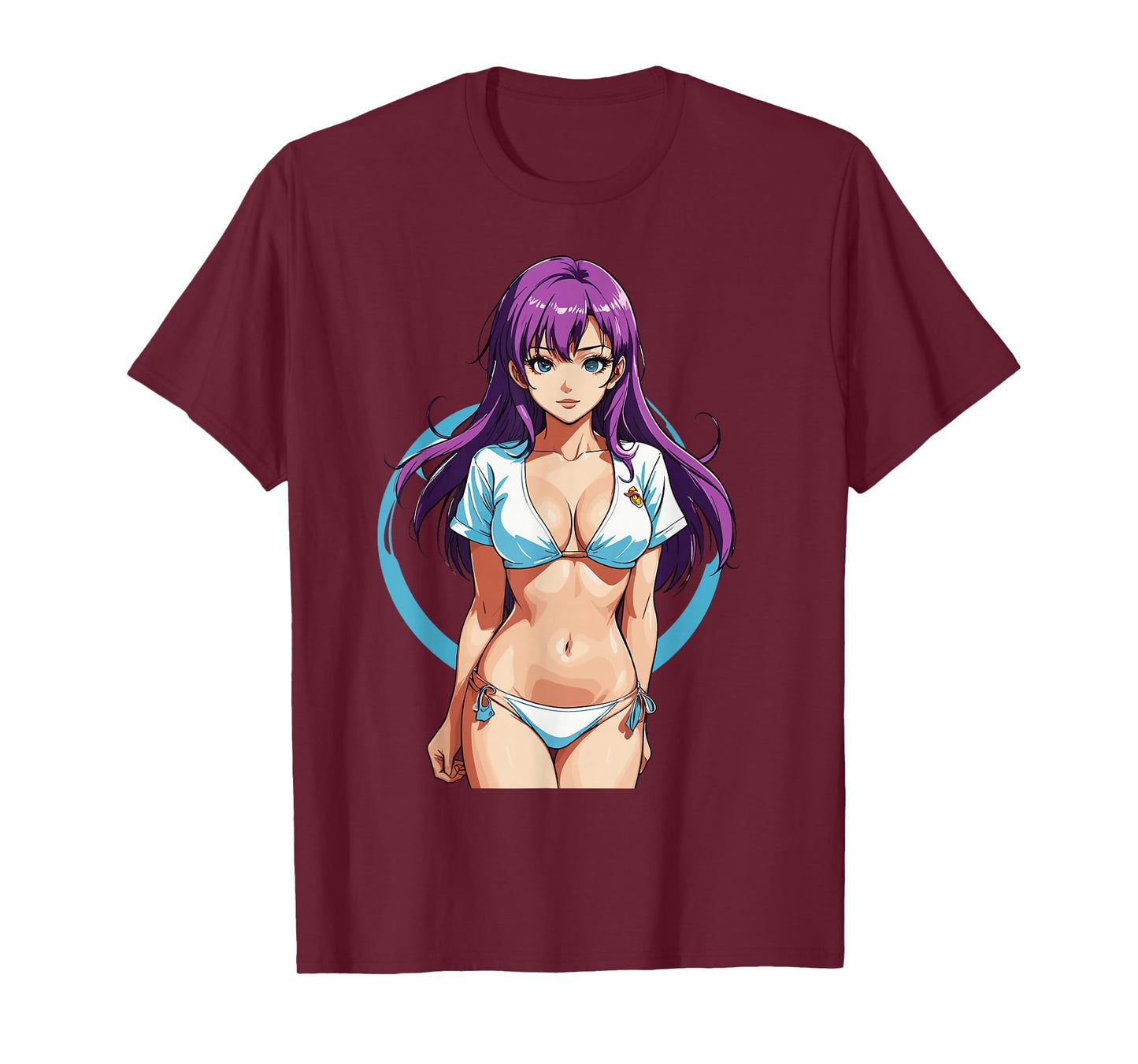 Sexy Waifu Sport Beach Anime Girl Japanese T-Shirt