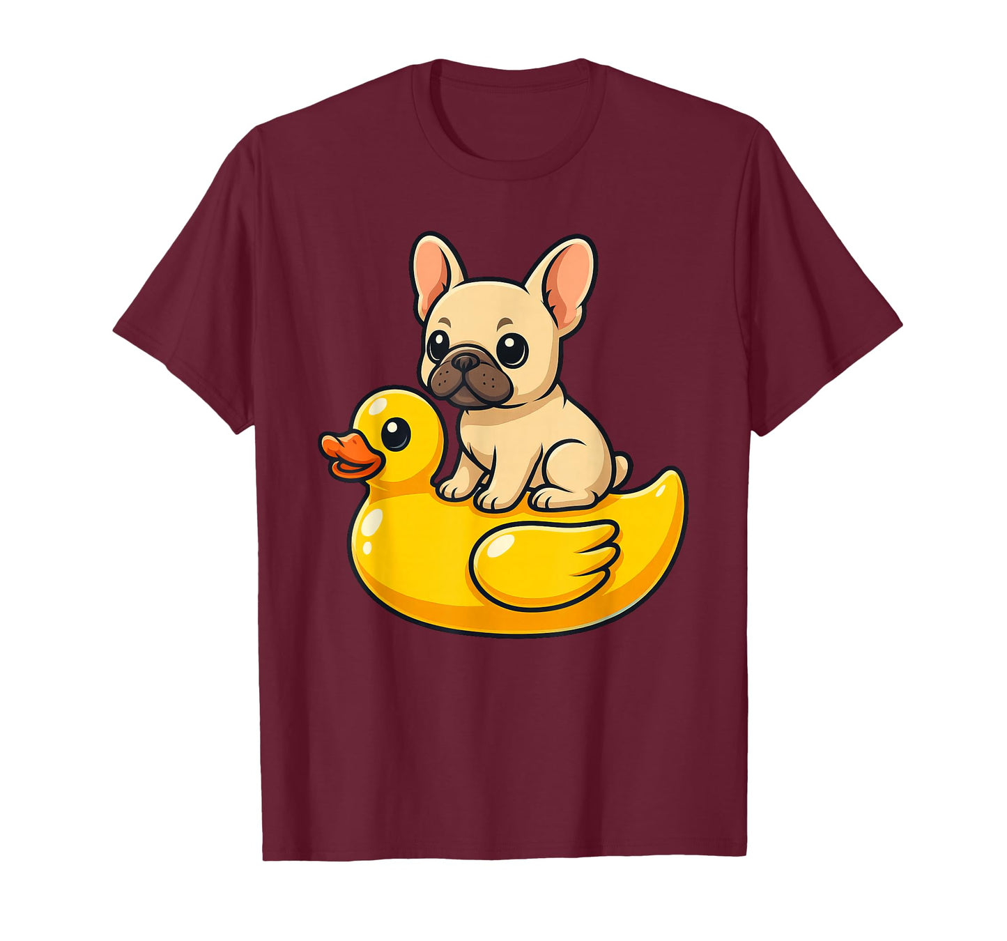 Cute French Bulldog Dog Rubber Duck T-Shirt