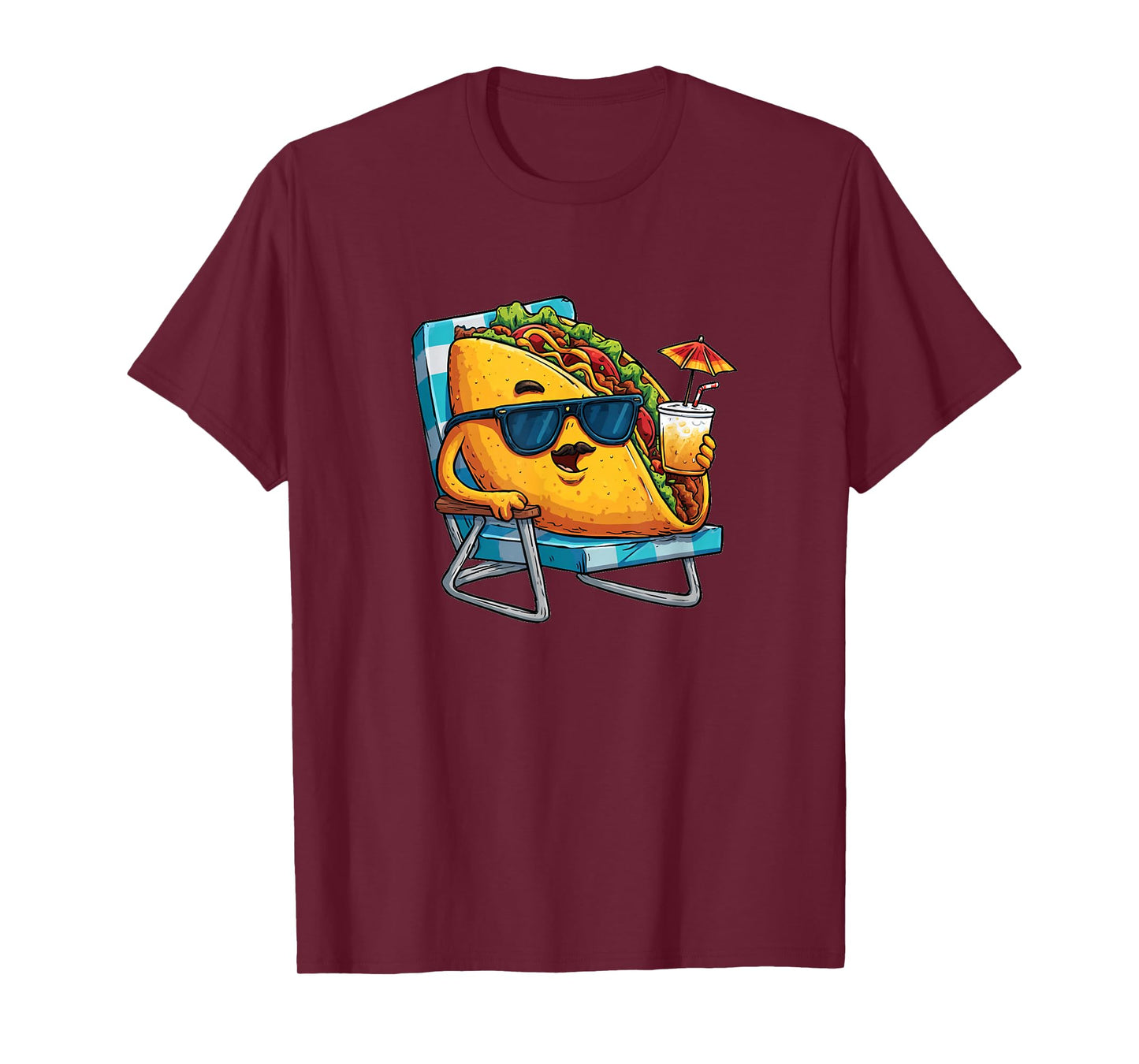 Nice Taco Vacation with Sunglasses and Cocktails T-Shirt