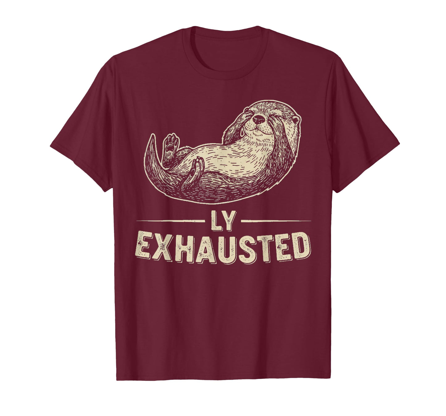 Cute Otter Vintage Funny T Product for Women Kawaii Style T-Shirt
