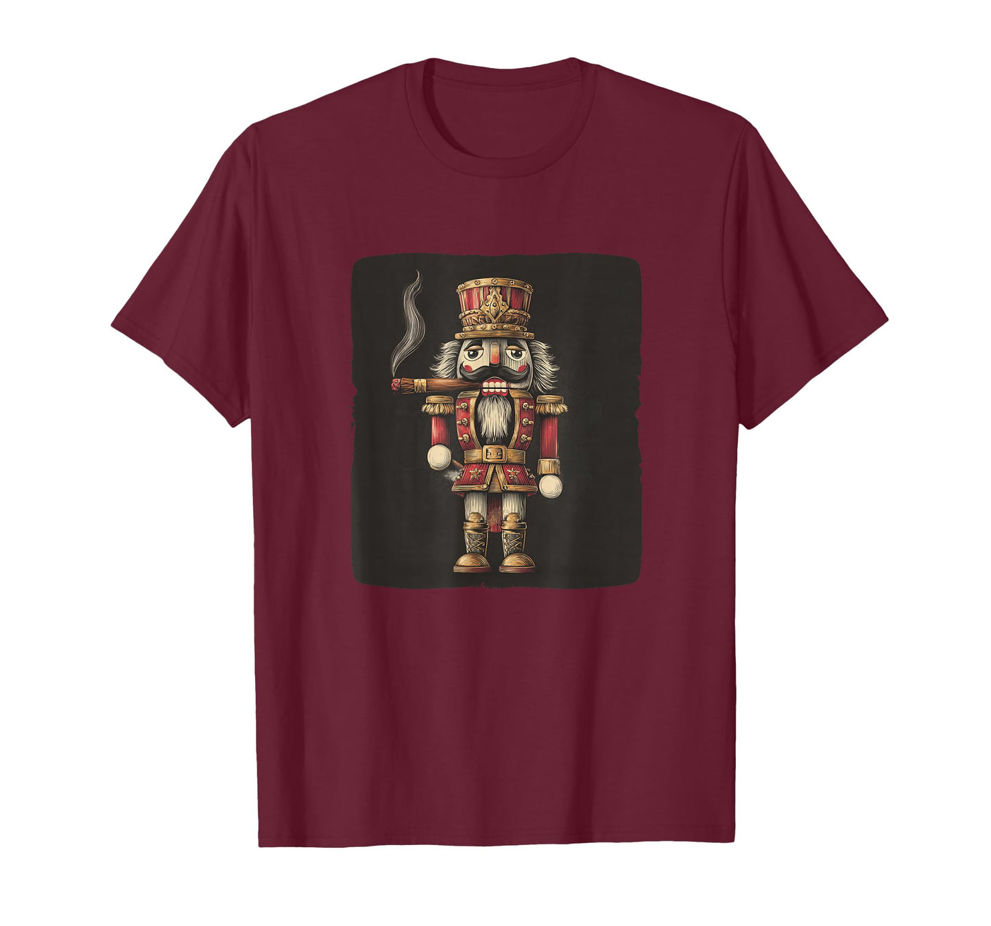 Cool Smoker Nutcracker in Christmas Mood for Cigar Lovers T-Shirt