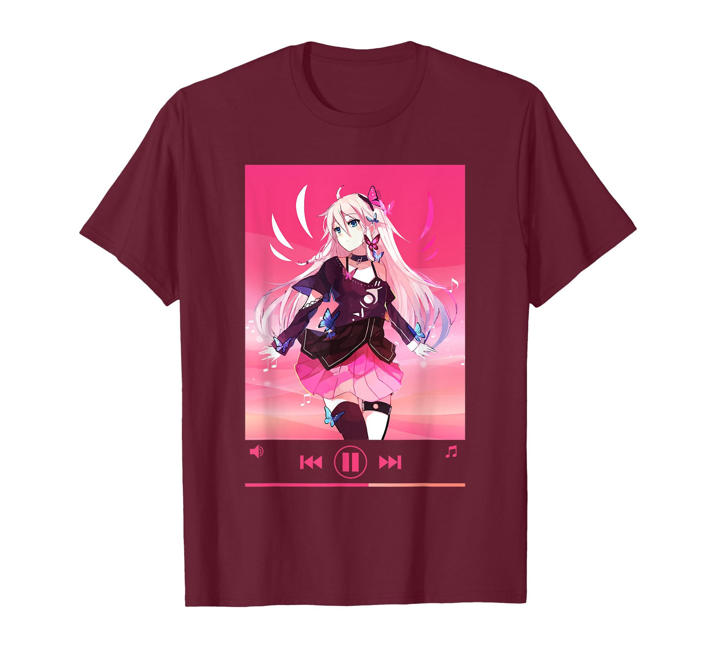 Anime Merch Anime Girl Cosplay Aesthetic Vaporwave Manga T-Shirt
