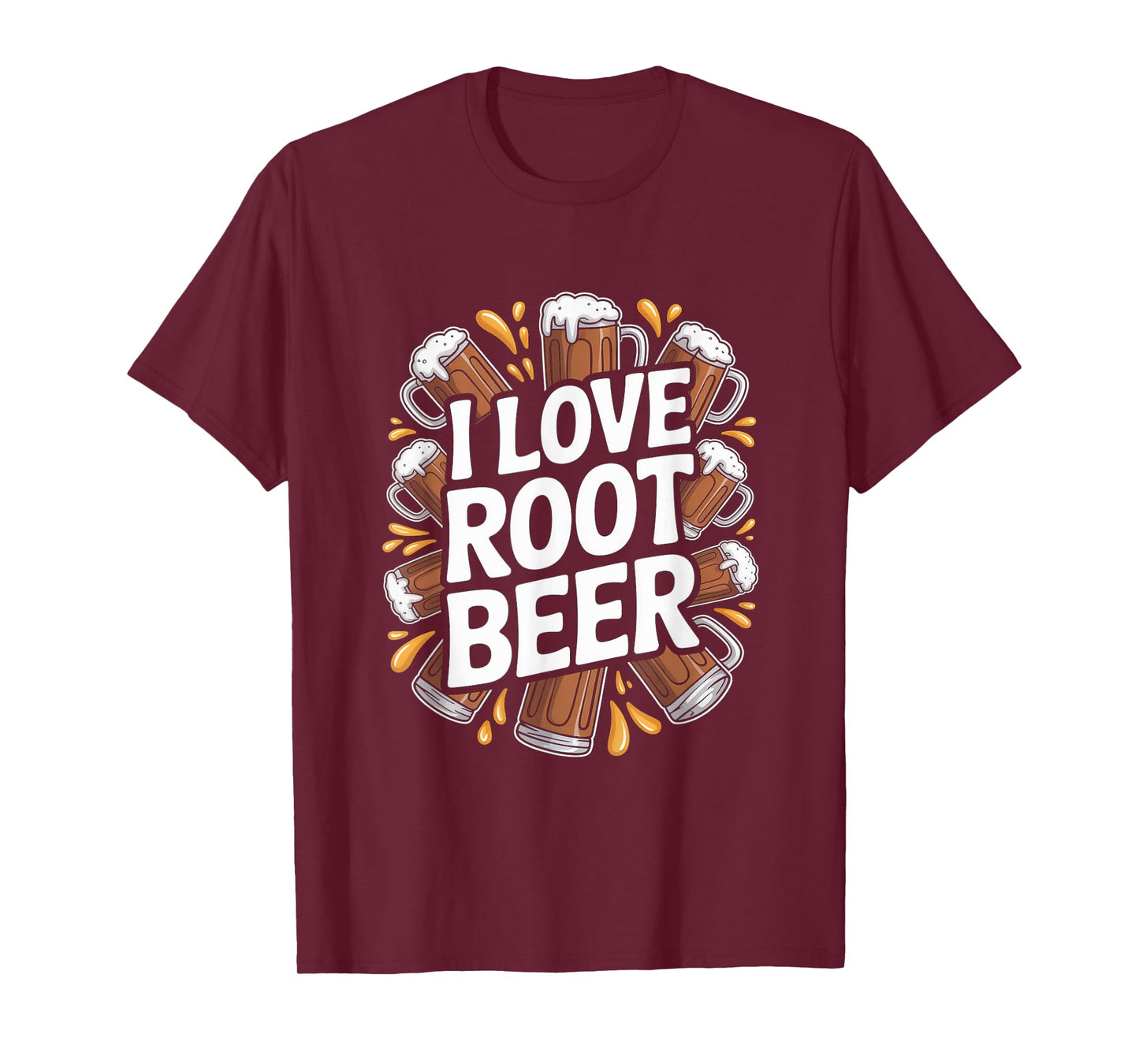 I Love Root Beer Mug Celebration T-Shirt