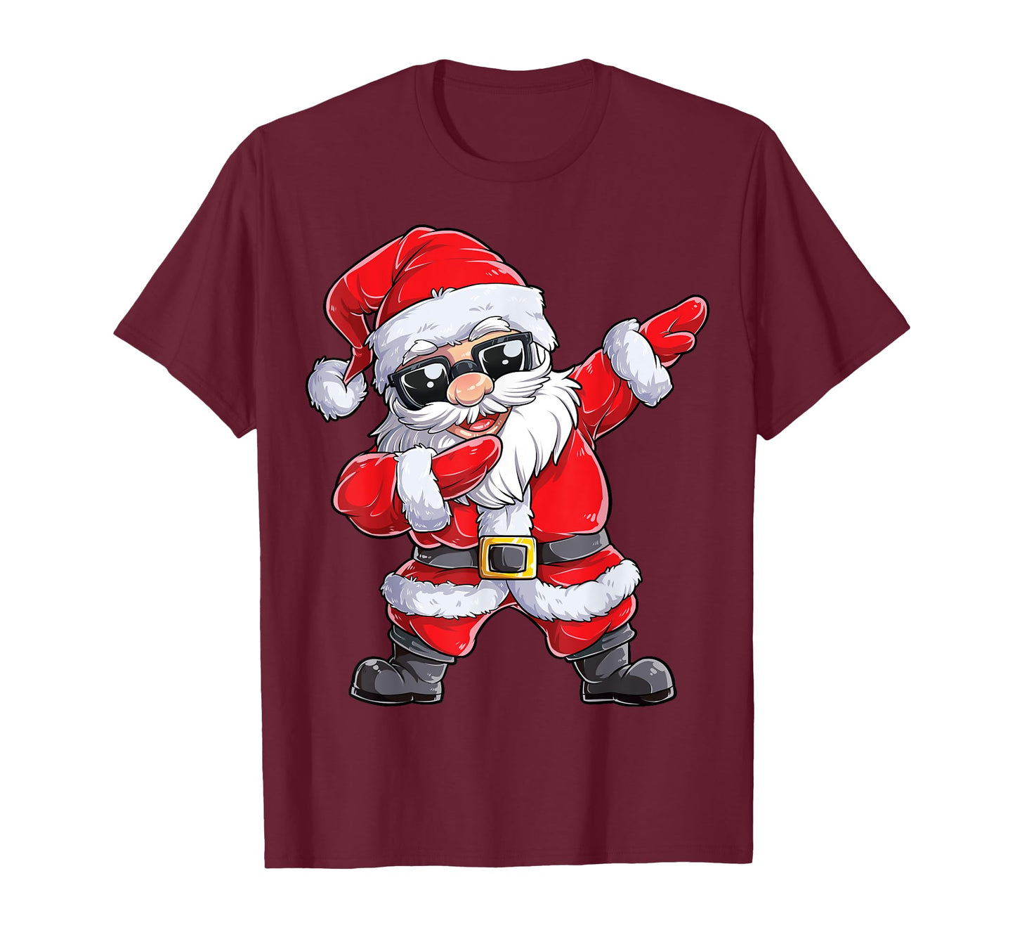 Dabbing Santa Claus Christmas Boys Men Funny Xmas Dab Dance T-Shirt