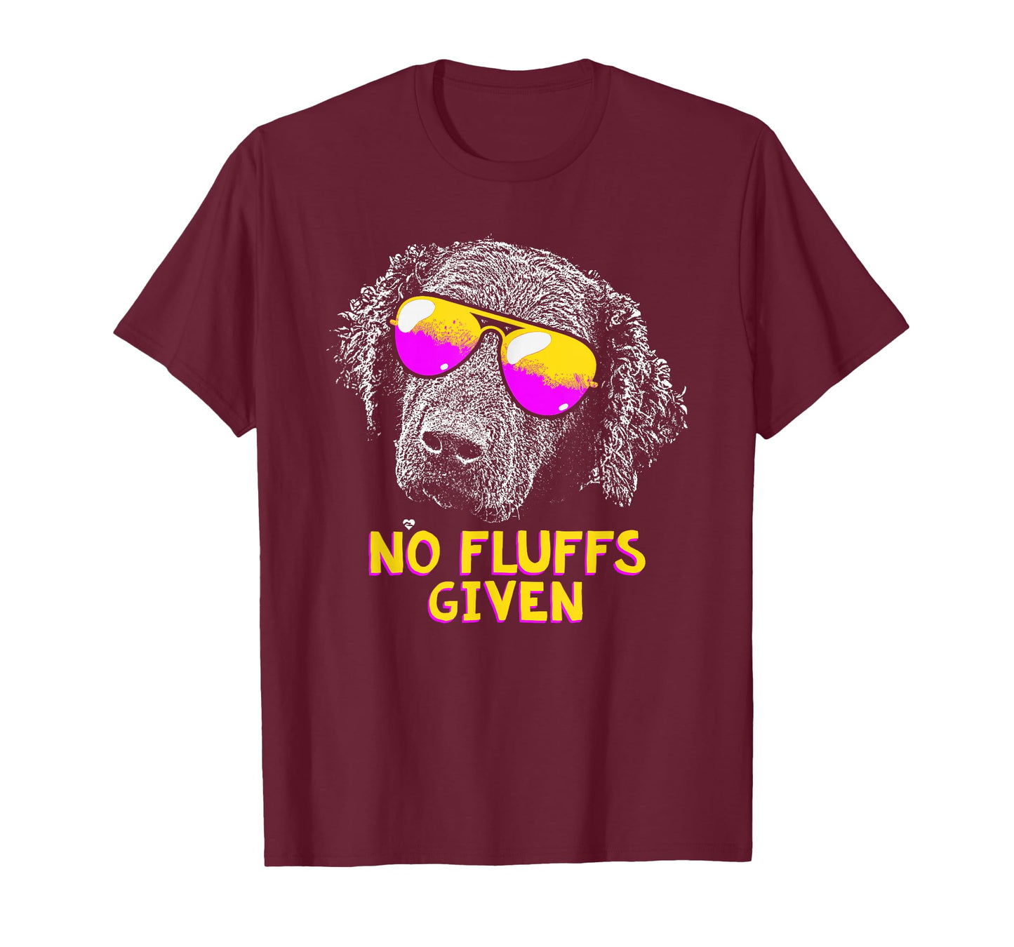 Curly Coated Retriever No Fluffs Funny Shirt T-Shirt