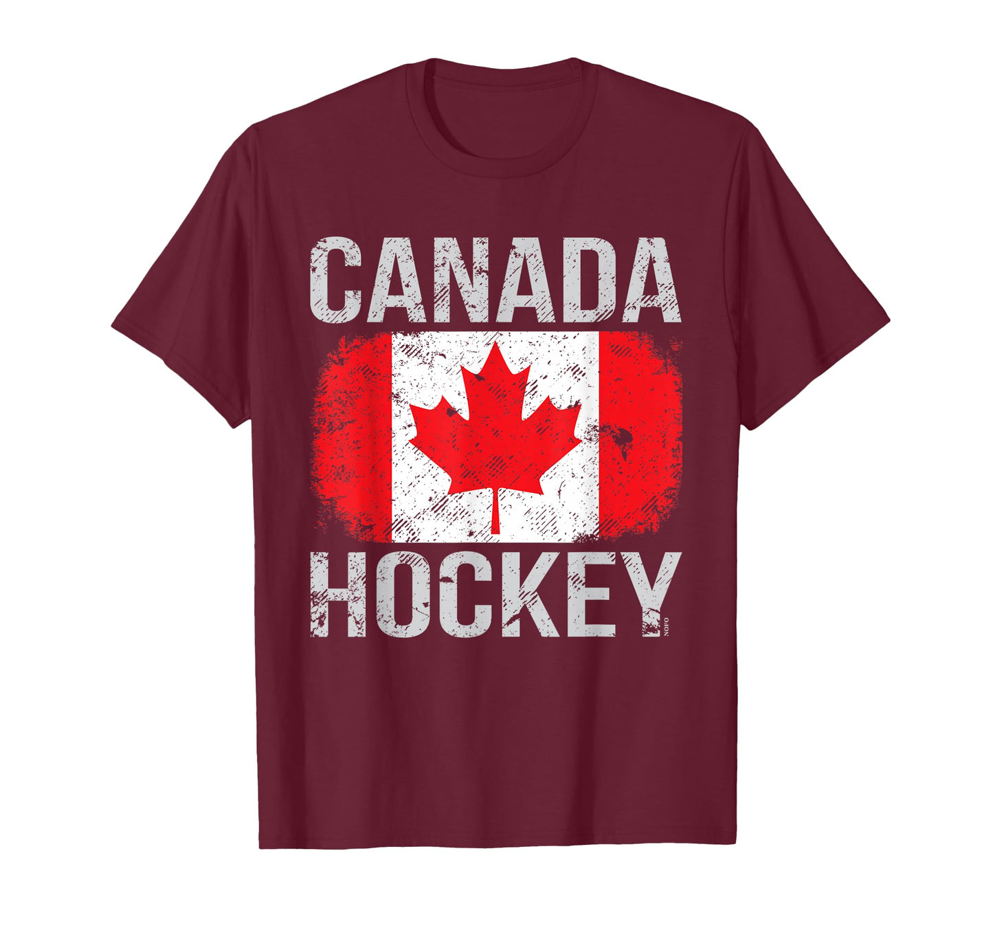 Canada Hockey, Canadian Flag T-Shirt T-Shirt