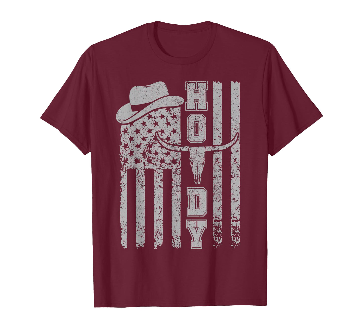 Western Country Men Teen Boy Kid Rodeo Southern Cowboy Howdy T-Shirt
