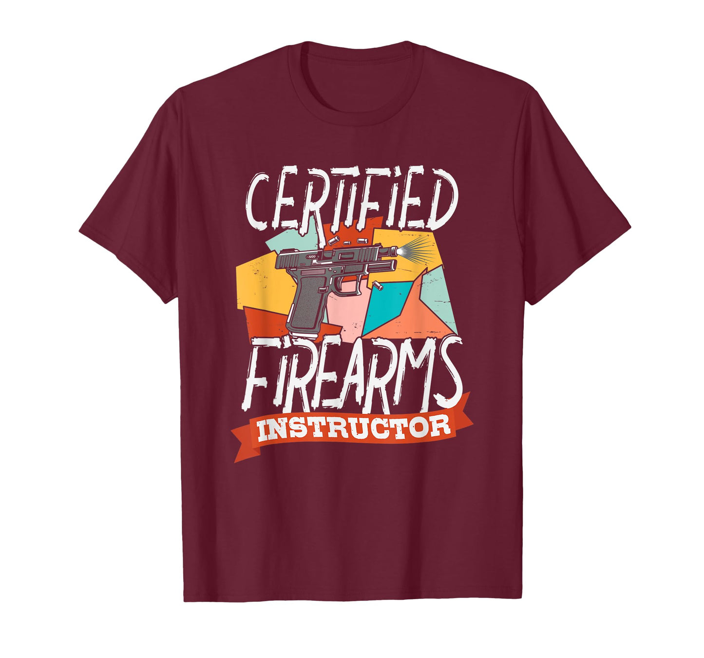 certified firearm instructor shirt for gun and weapon lover T-Shirt
