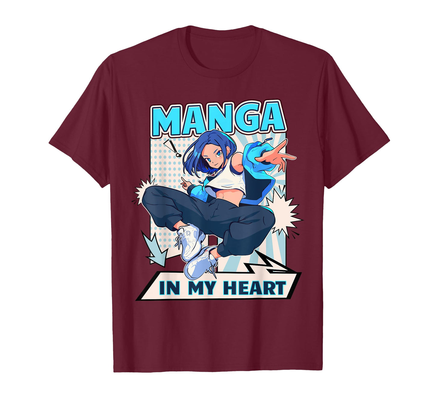 Manga in My Heart Anime Japanese Manga T-Shirt