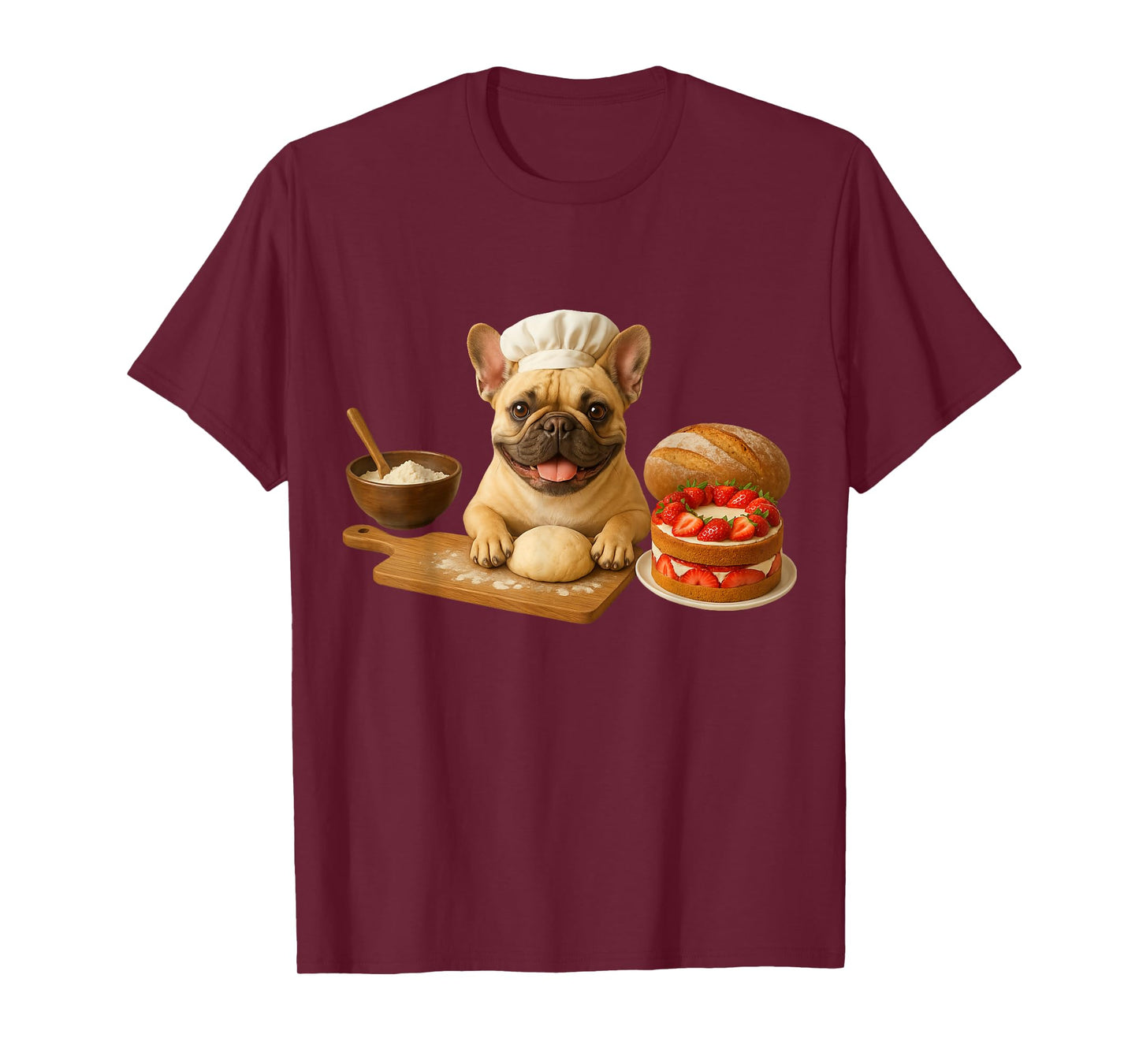 French Bulldog Baking T-Shirt