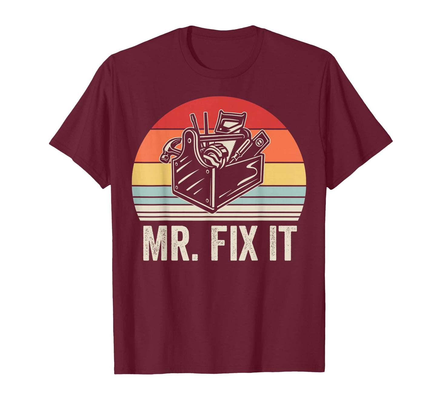 Mr. Fix It Toolbox Tools Retro Style T-Shirt