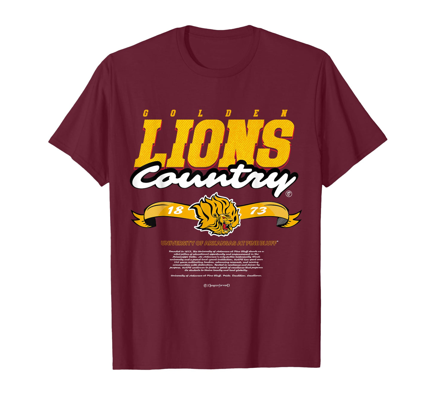 University of Arkansas Pine Bluff UAPB Golden Lions Country T-Shirt