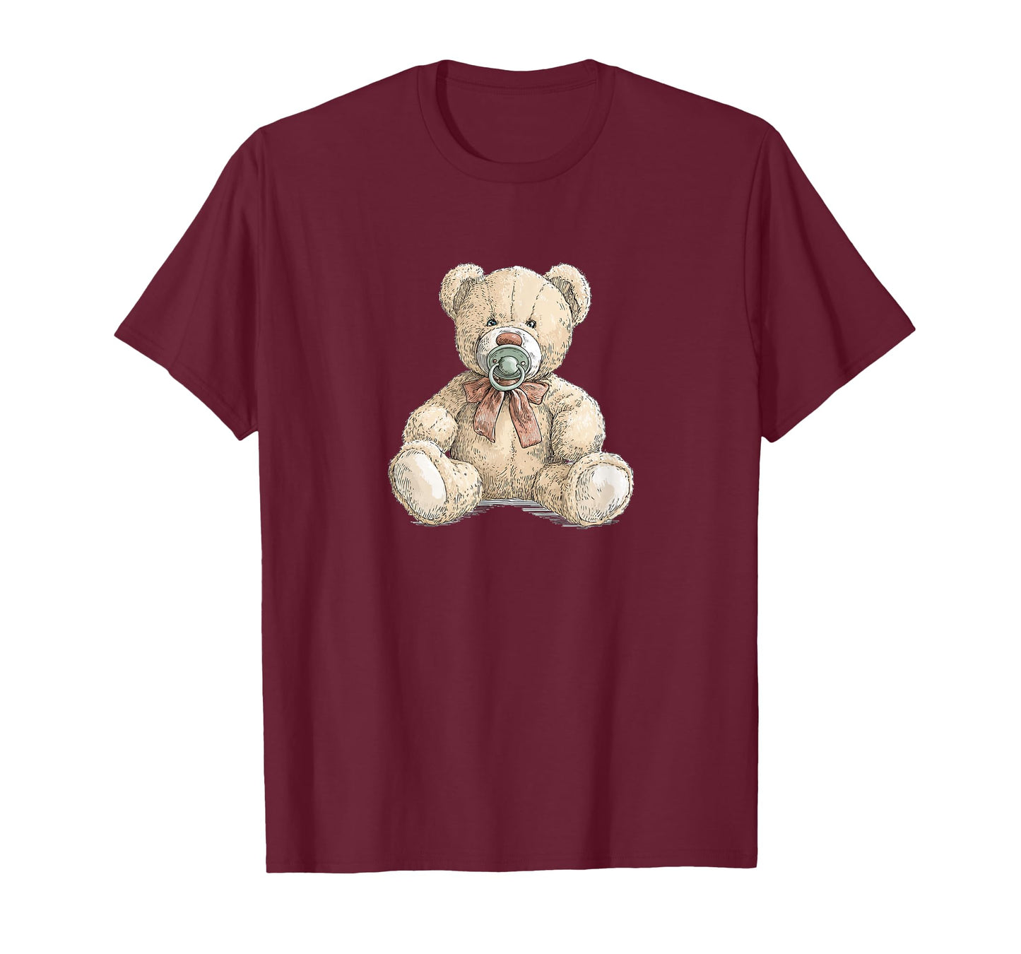 Baby Pacifier in Teddy Bear Style for Boys and Girls T-Shirt