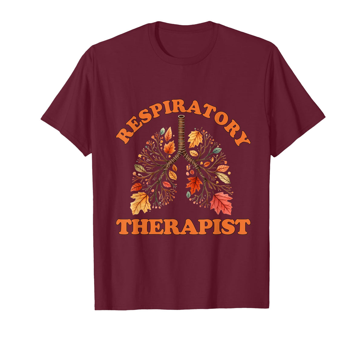 Fall Vibes Respiratory Therapy Life Lung Pumpkin Autumn T-Shirt