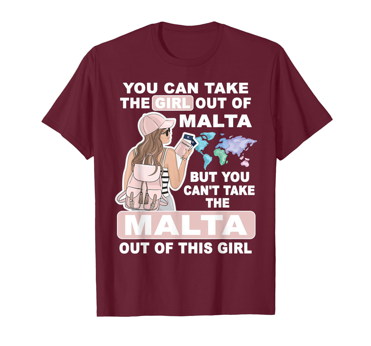 Cool Girl from Malta - Proud Malta Girl T-Shirt