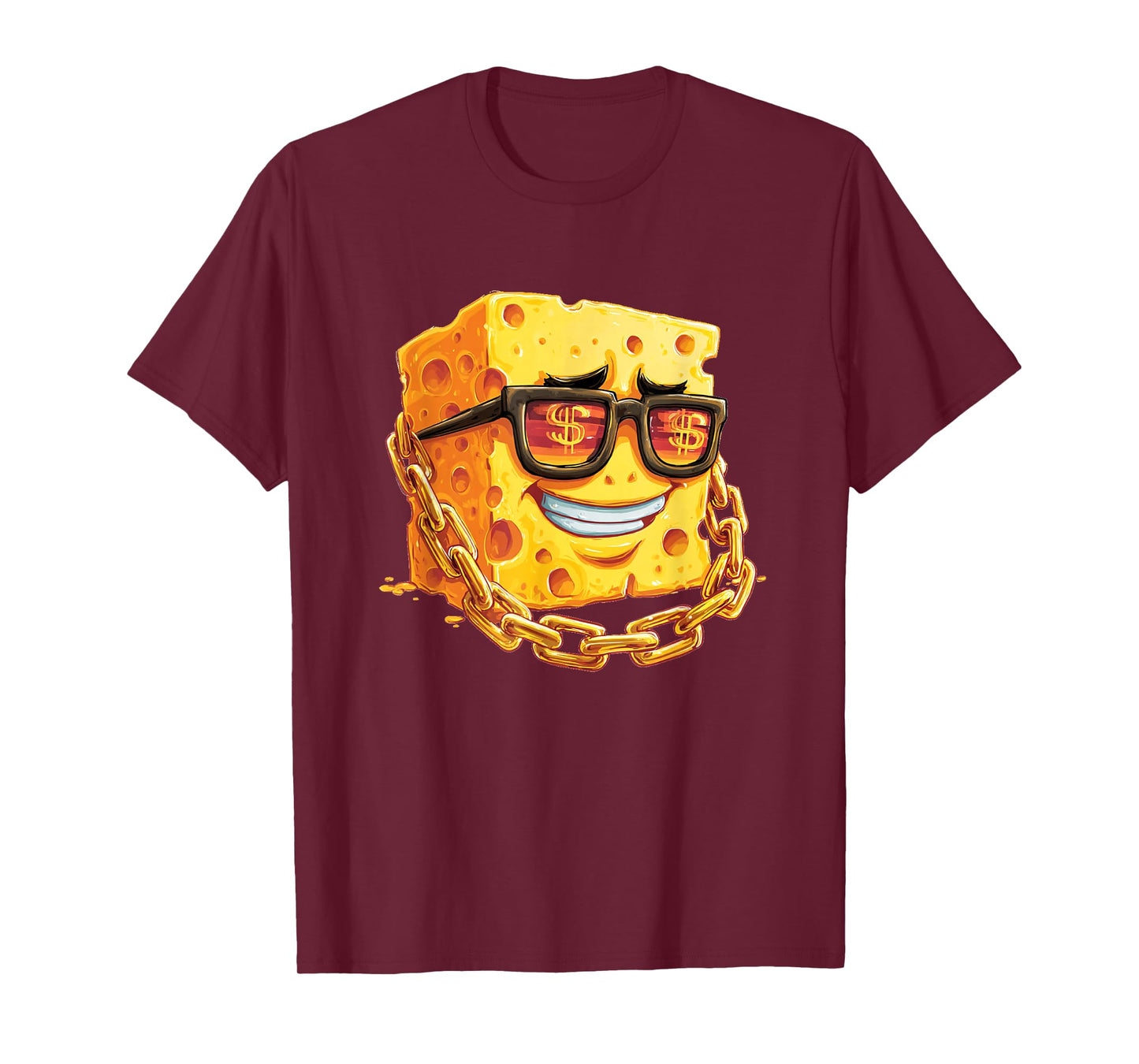 Dollar Sunglasses Costume with Rich Cheese Look T-Shirt