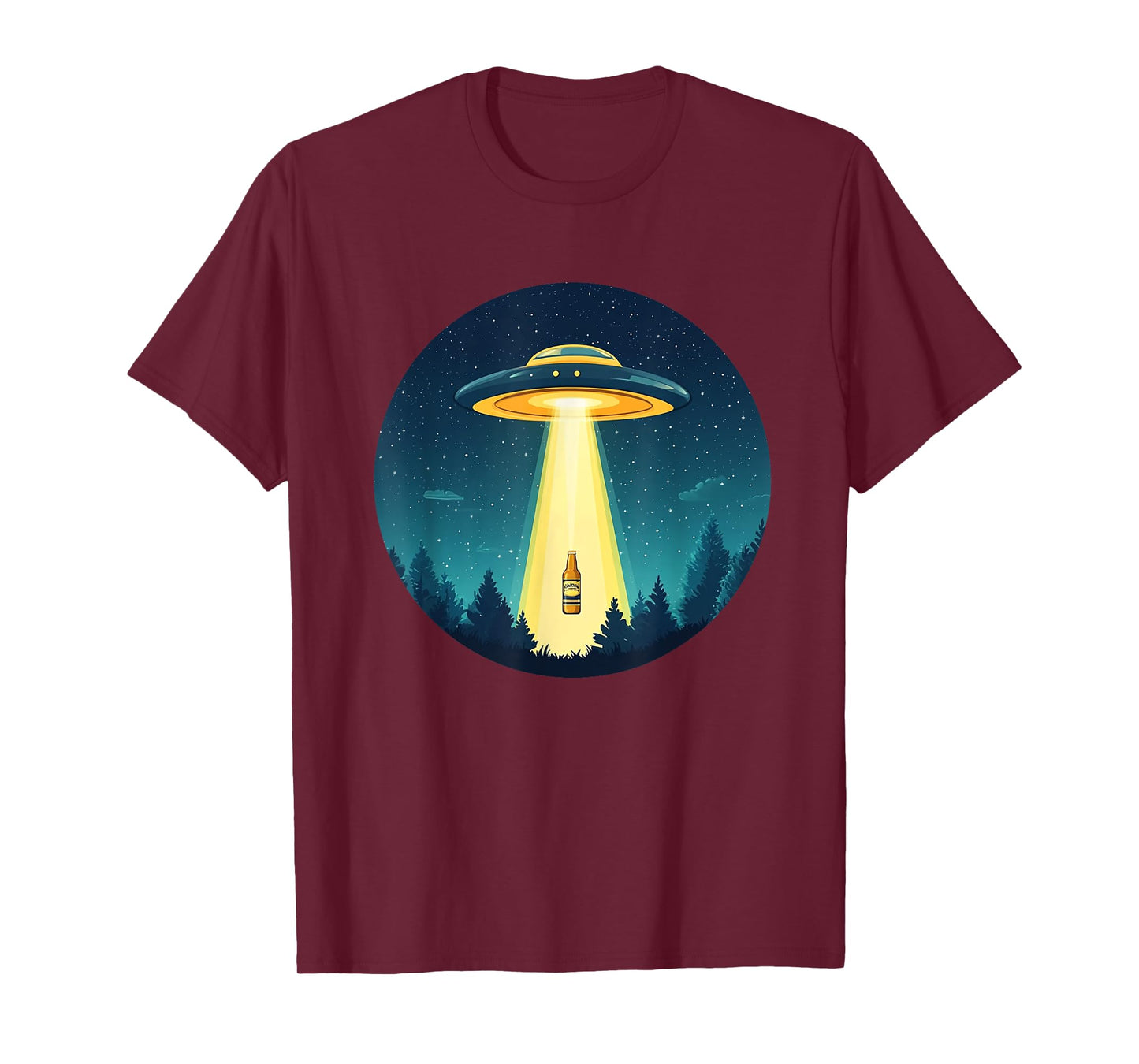 Funny Beer UFO Costume for Alien and Beers Lovers T-Shirt