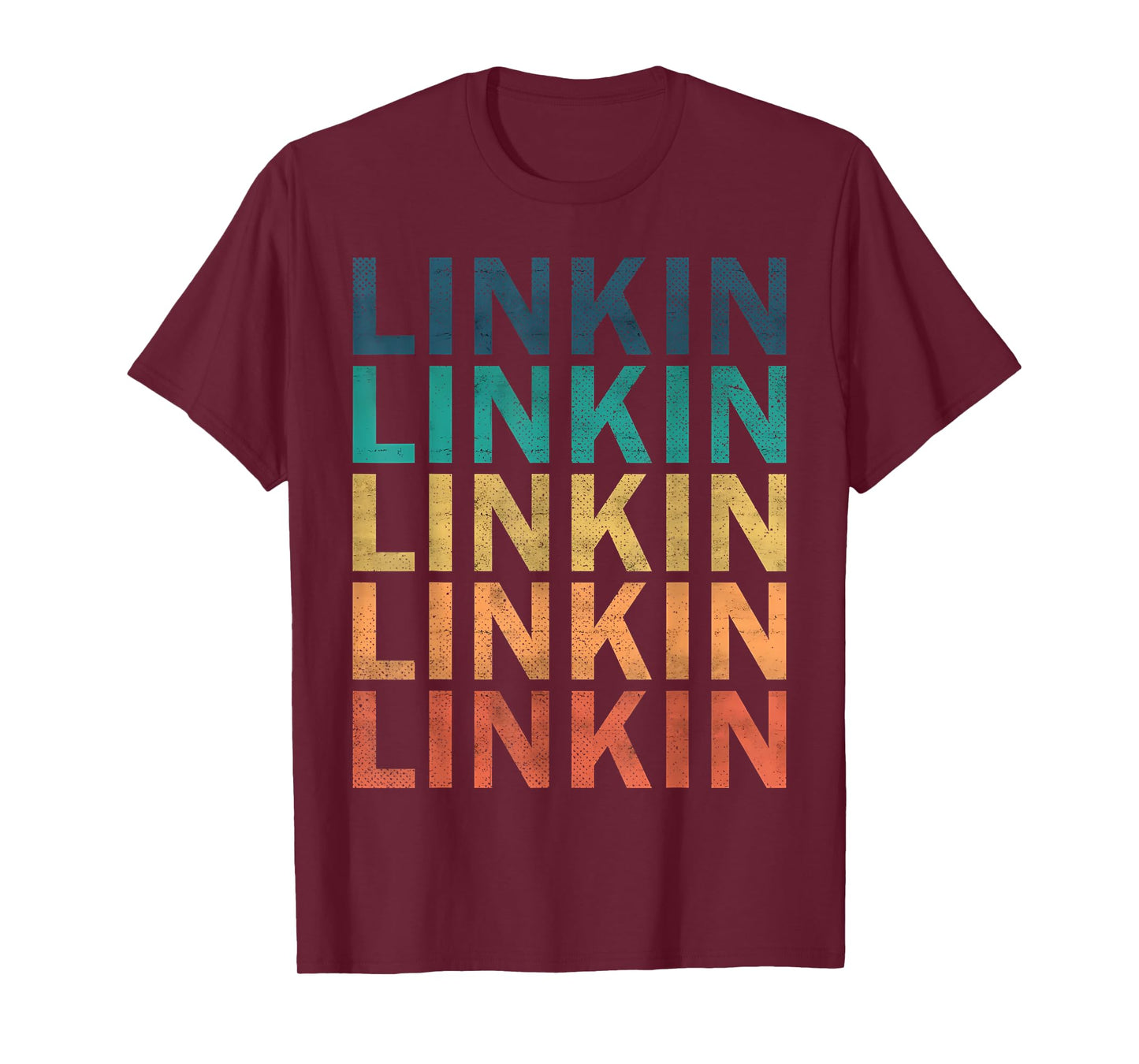 Love Heart Linkin Tee Grunge Vintage Style Black Linkin Meme T-Shirt