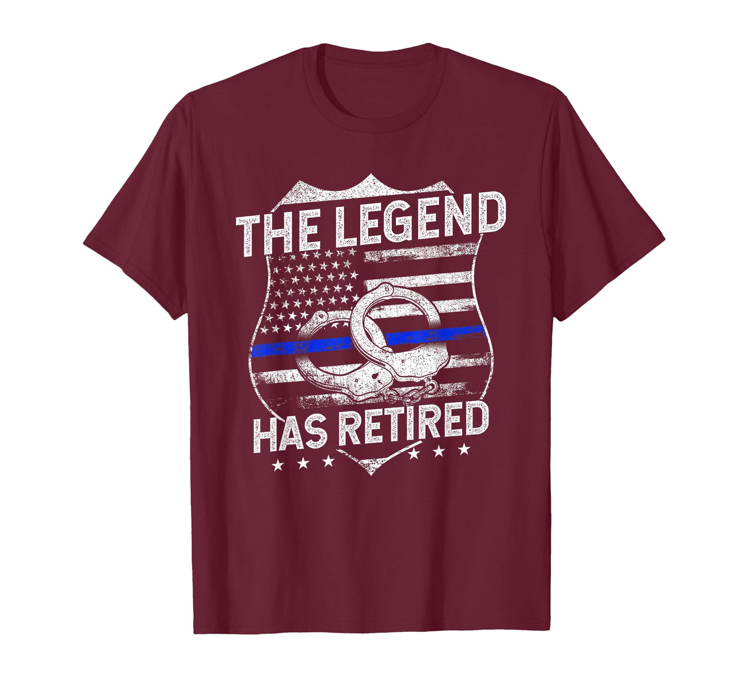 The Legend Has Retired Police Officer Retirement T-Shirt