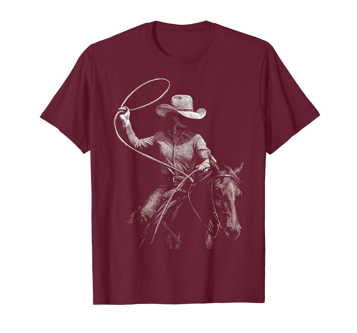 Rodeo Cowgirl Western Horse T-Shirt