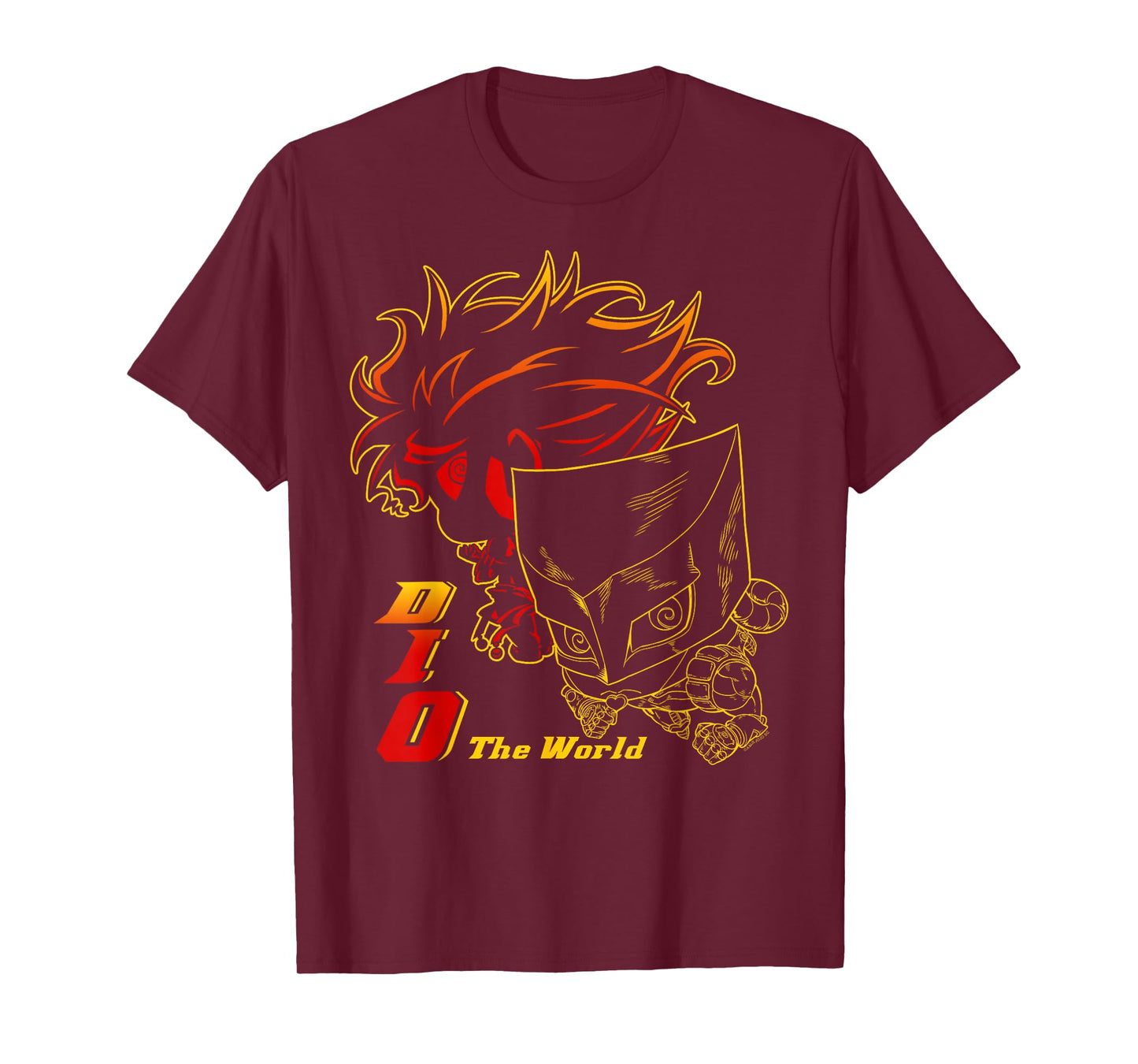 JoJo's Bizarre Adventure Part 3 DIO & The World Chibi Anime T-Shirt