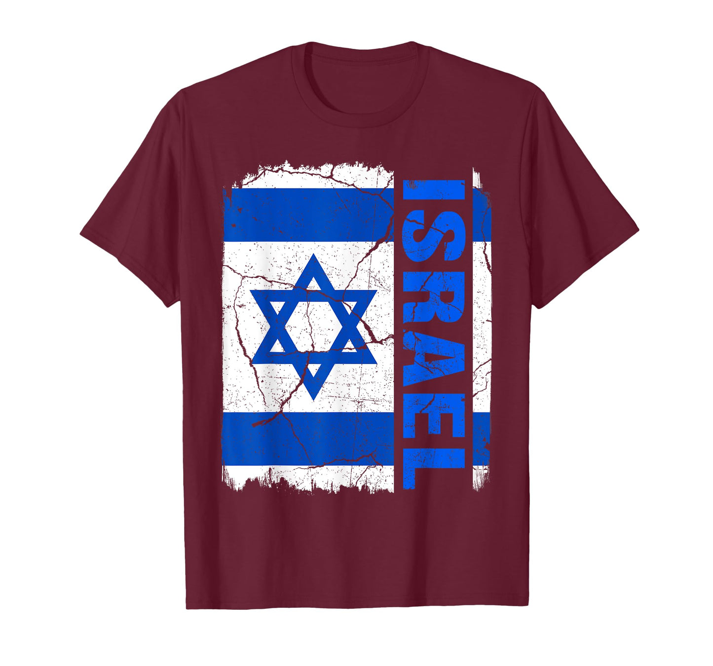 Vintage Israelis Flag Israel Pride Roots Heritage Gift T-Shirt